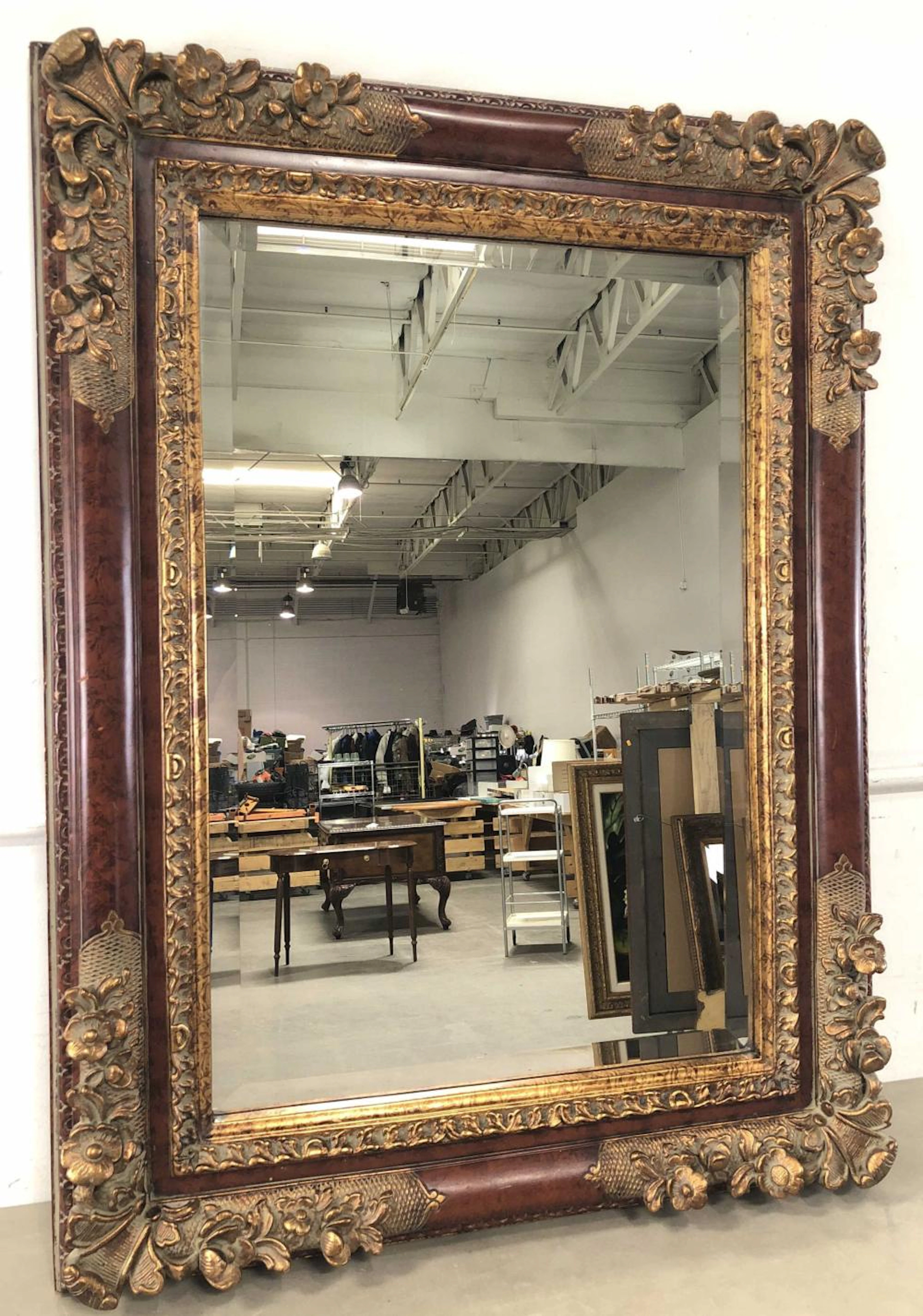 Tuscan Style Large Framed Wall Mirror