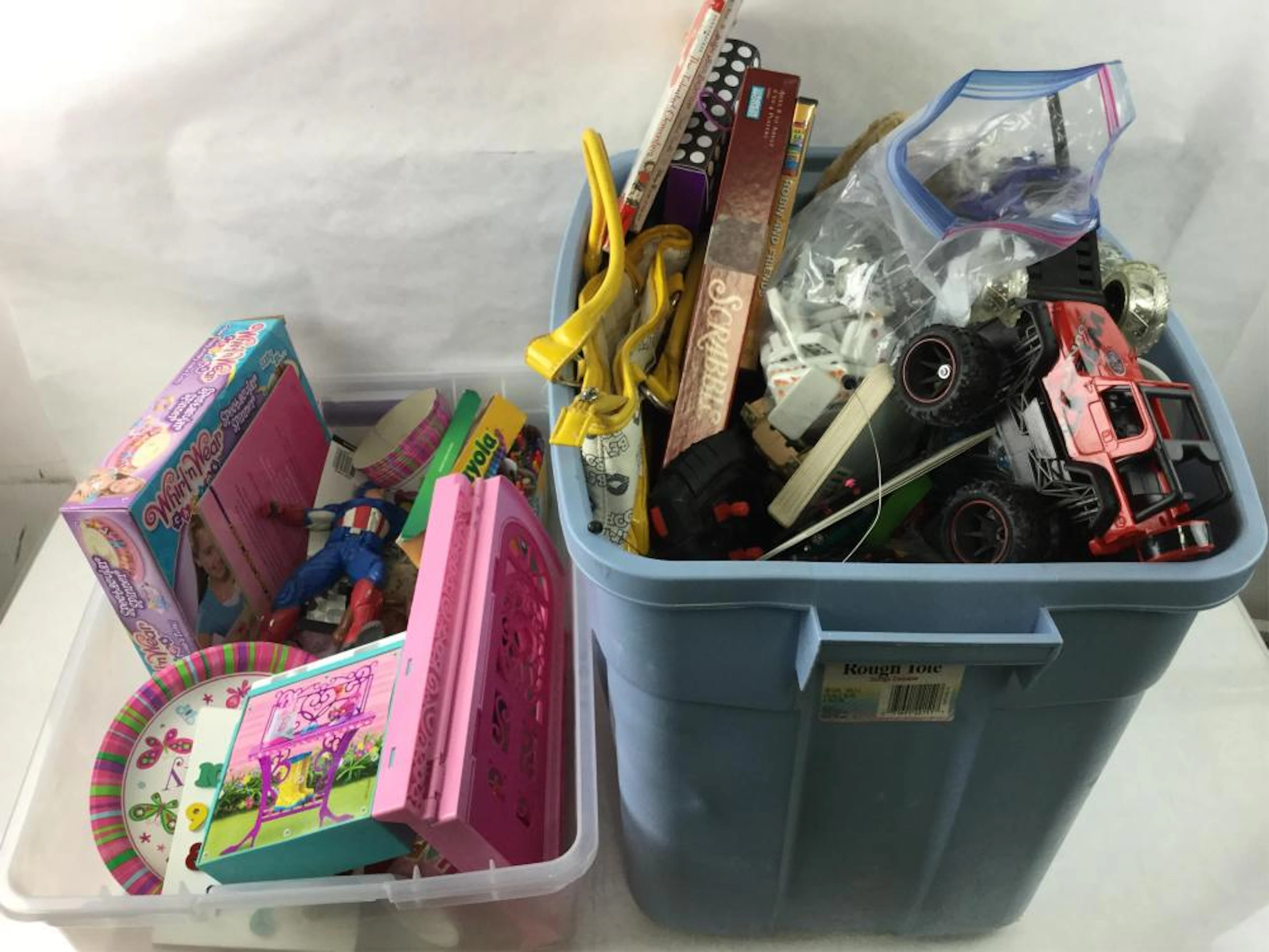 Assorted Children's Toys, Crayola Crayons,