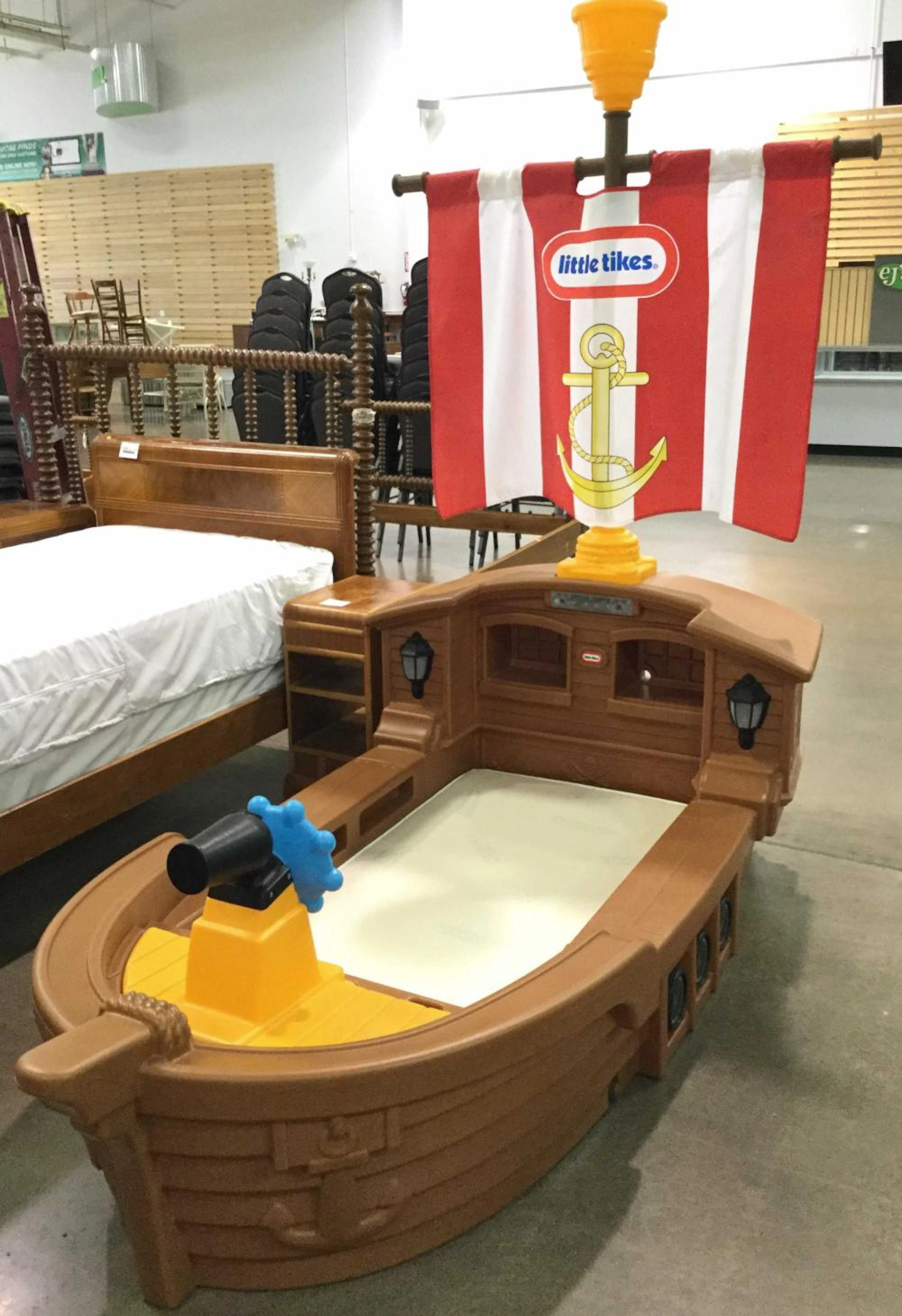 Little Tikes Pirate Ship Toddler Bed With Storage