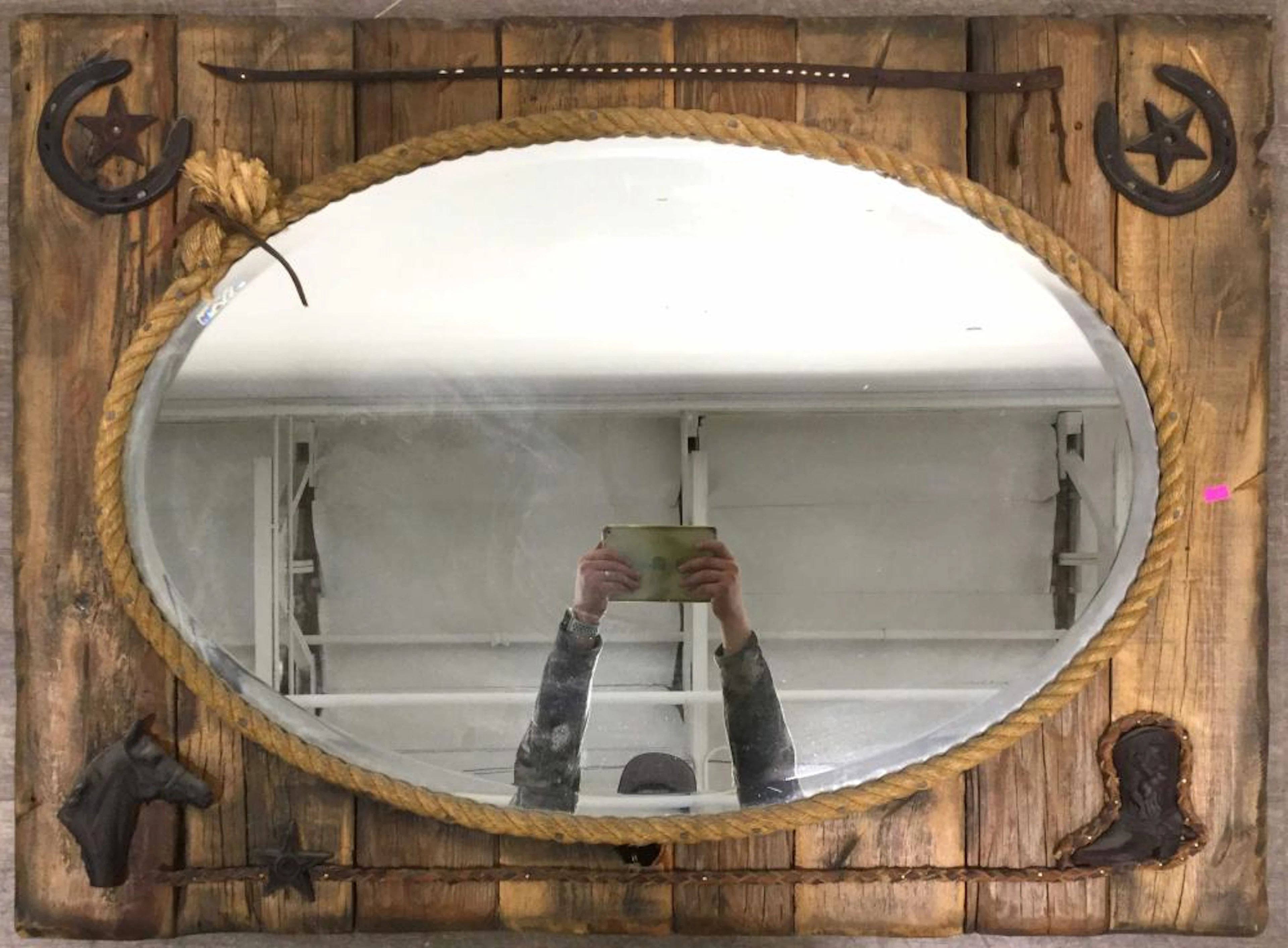 Rustic Southwestern Farmhouse Wall Mirror