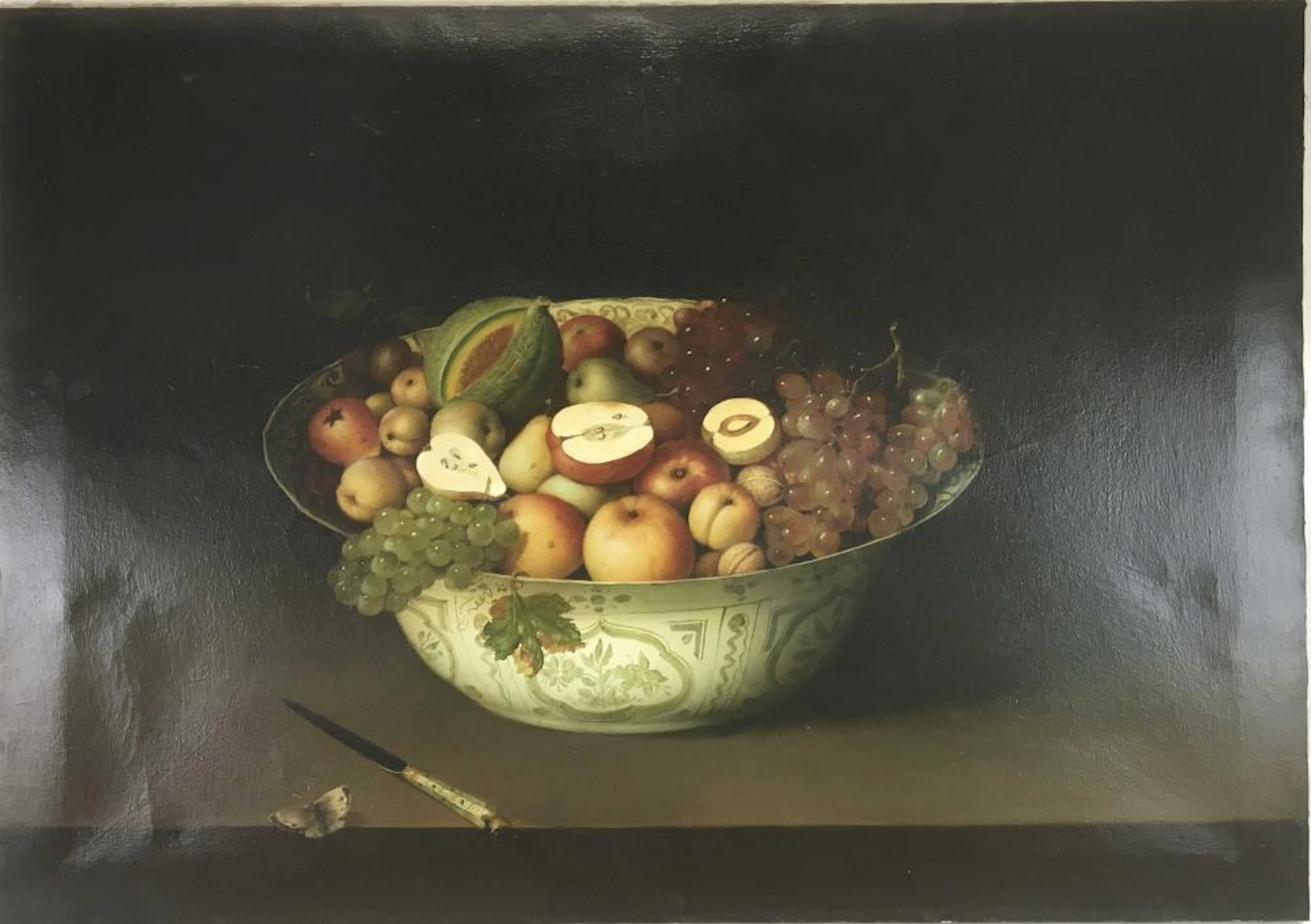 Dutch School Manor Of Adriaen Coorte Still Life