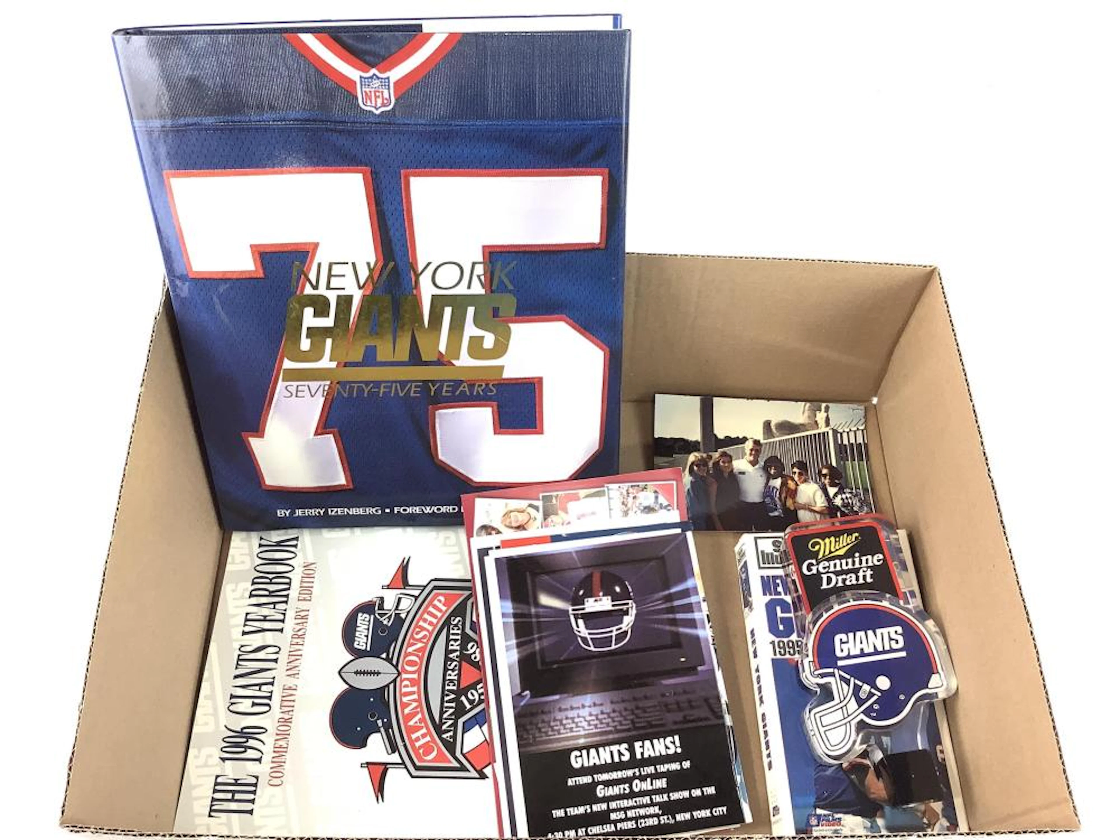 Vintage NFL N. Y. Giants Ephemera & Memorabilia