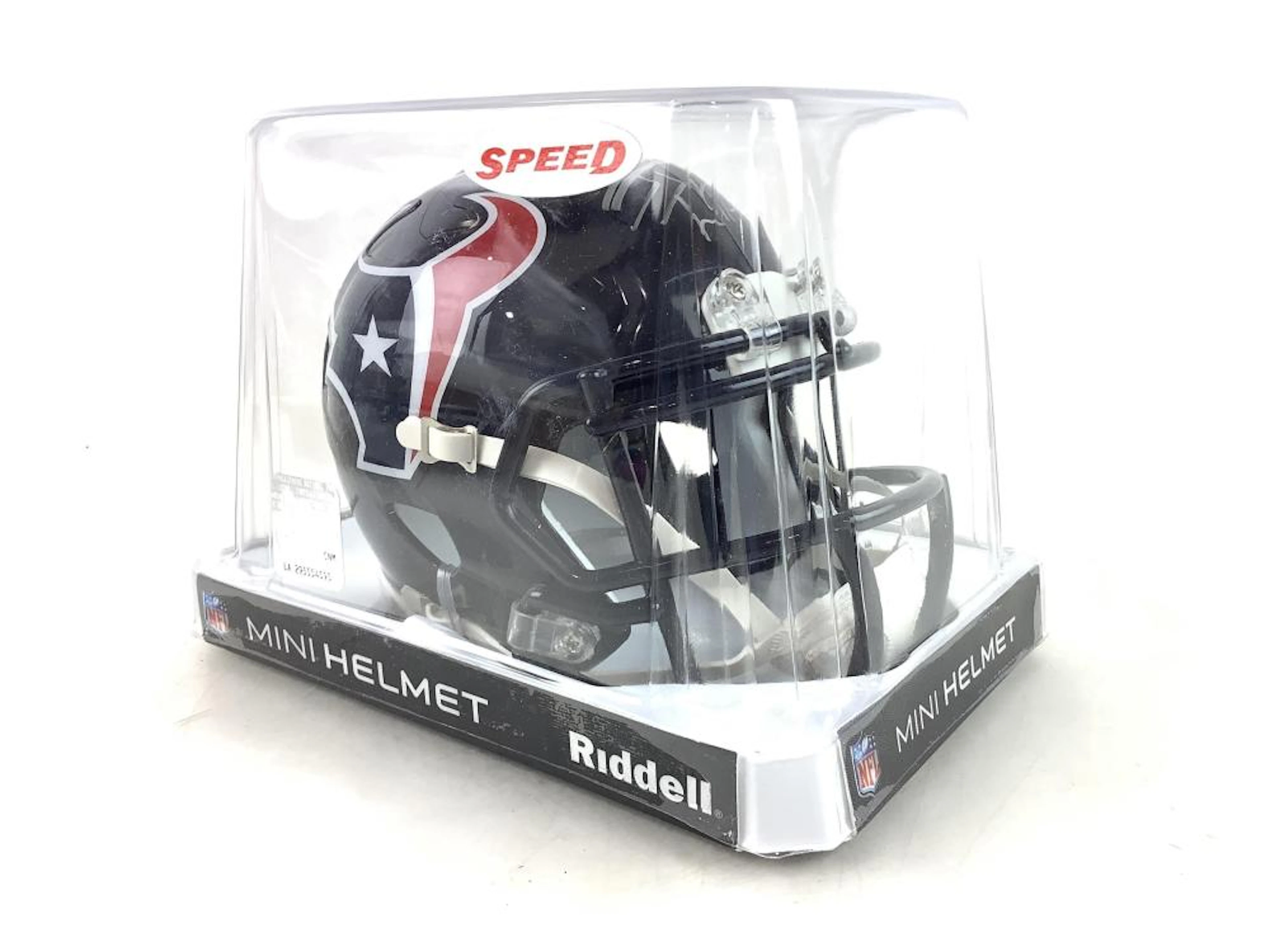 J. J. Watt Miniature Signed Houston Texans Helmet