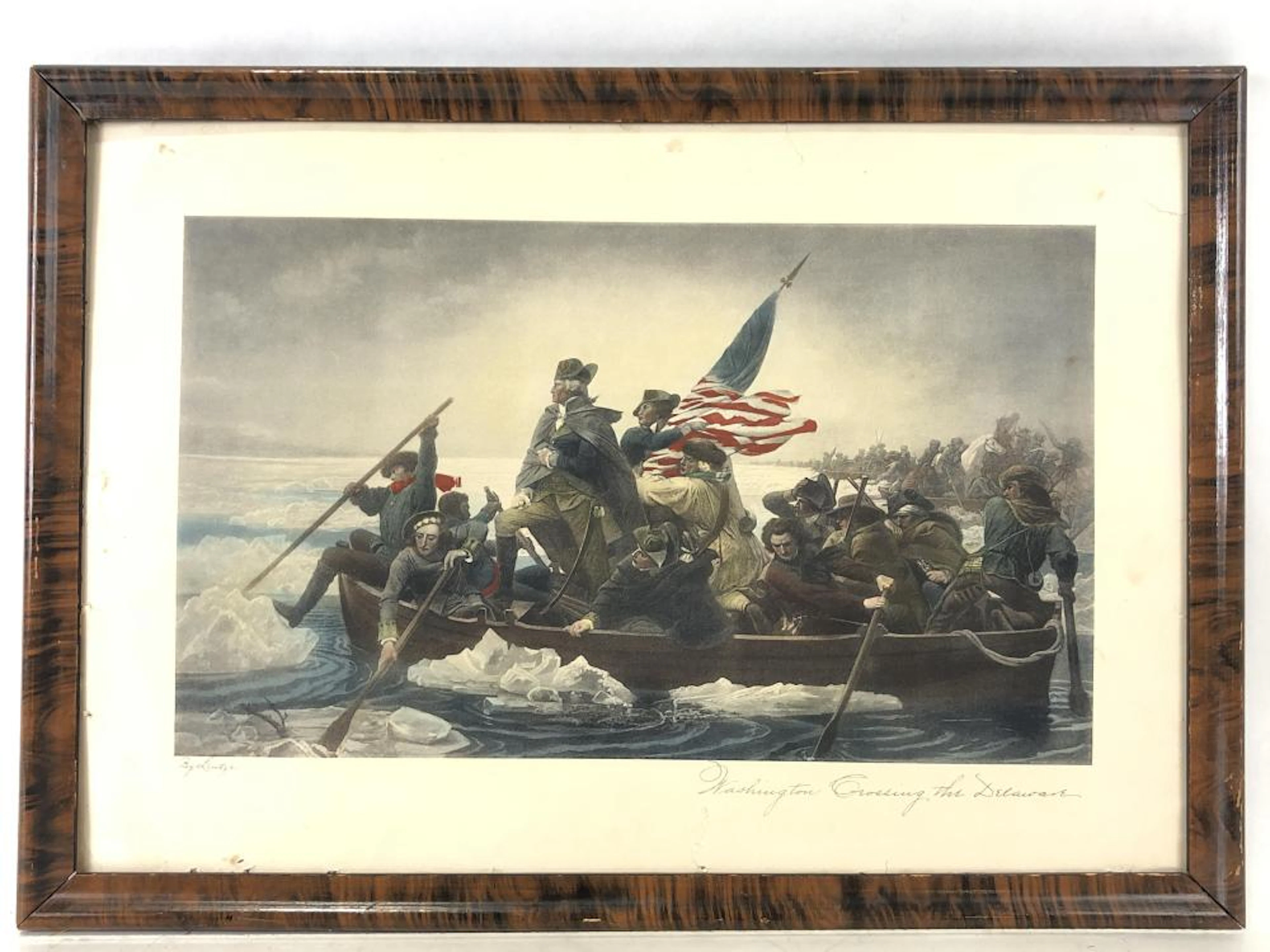 Emanuel Leutze Framed Lithograph