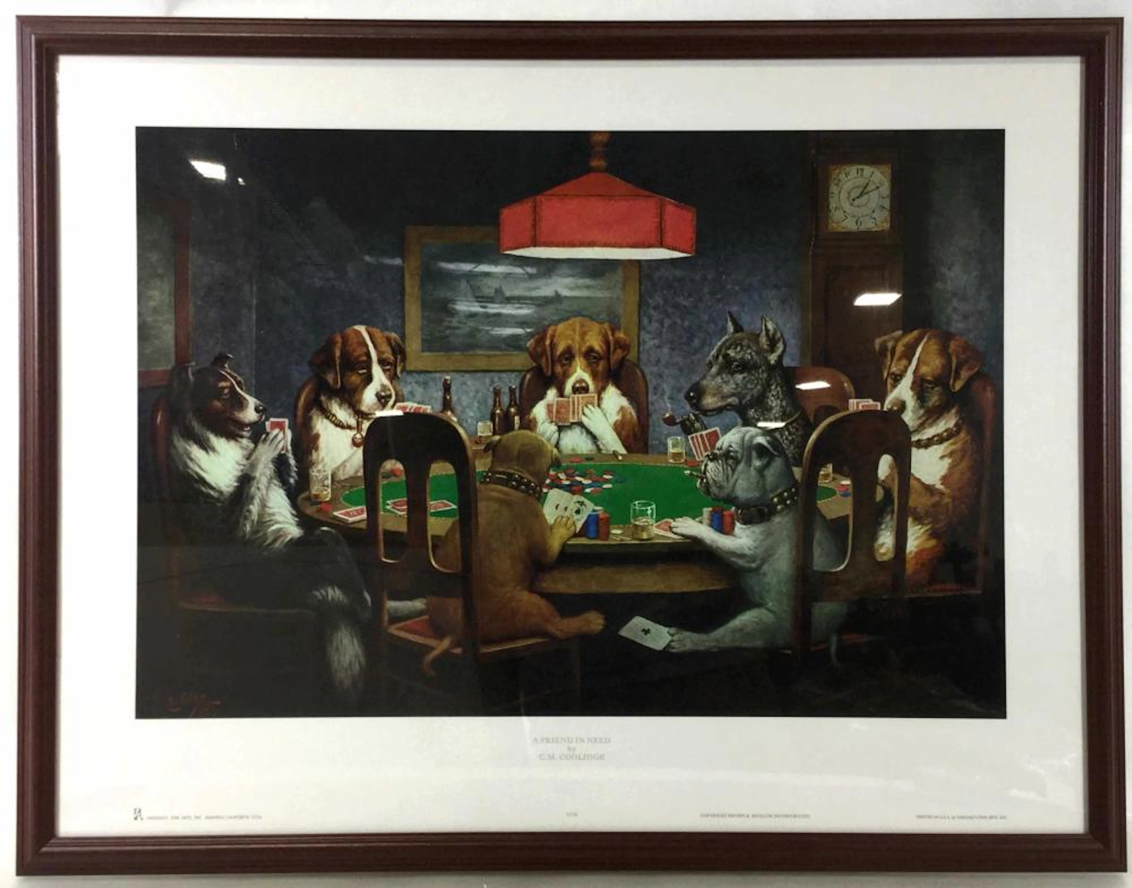 Cassius M Coolidge 'A Friend In Need' Framed Print