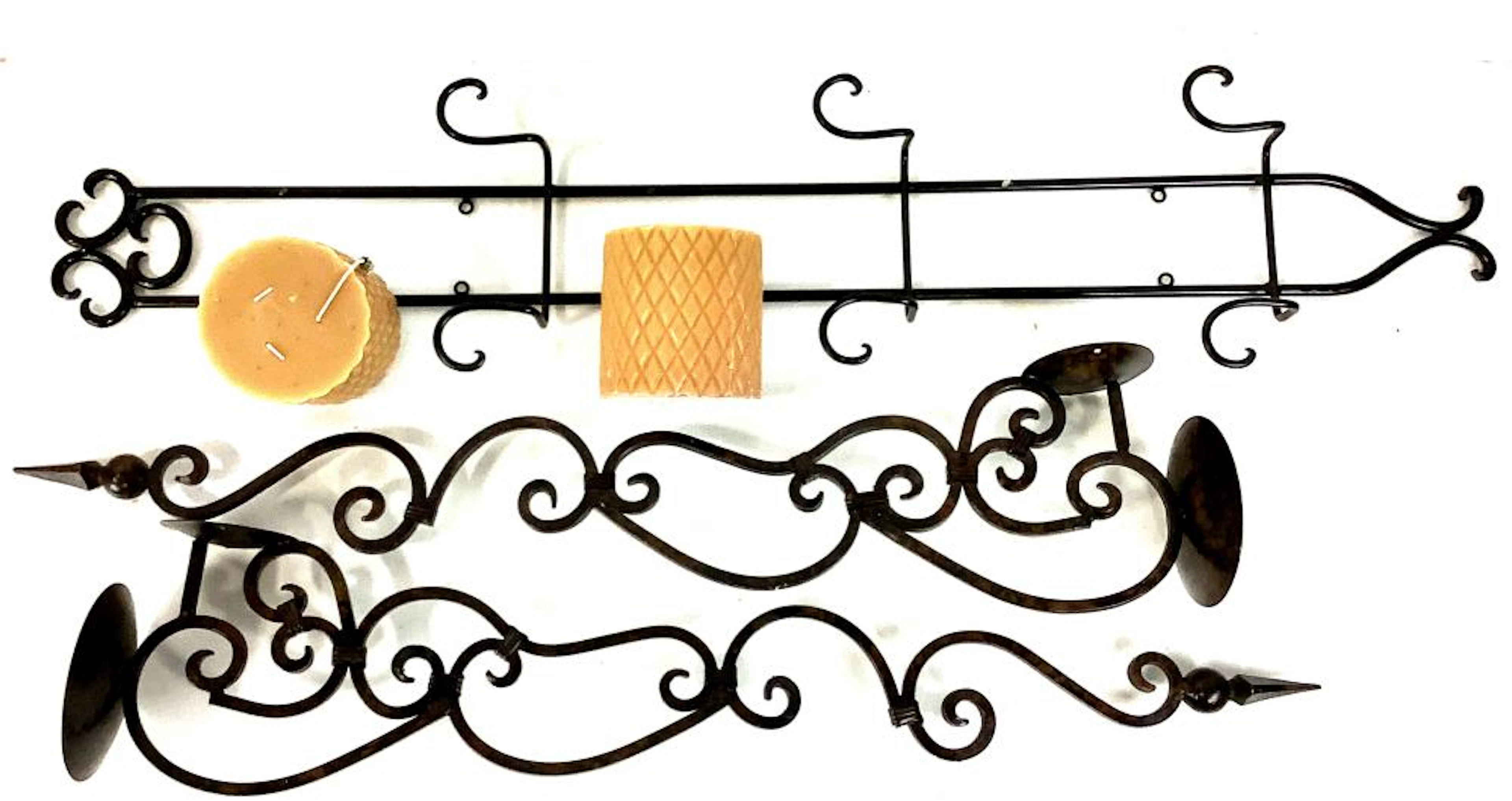 Traditional Wall Plate Stand & Candle Sconces