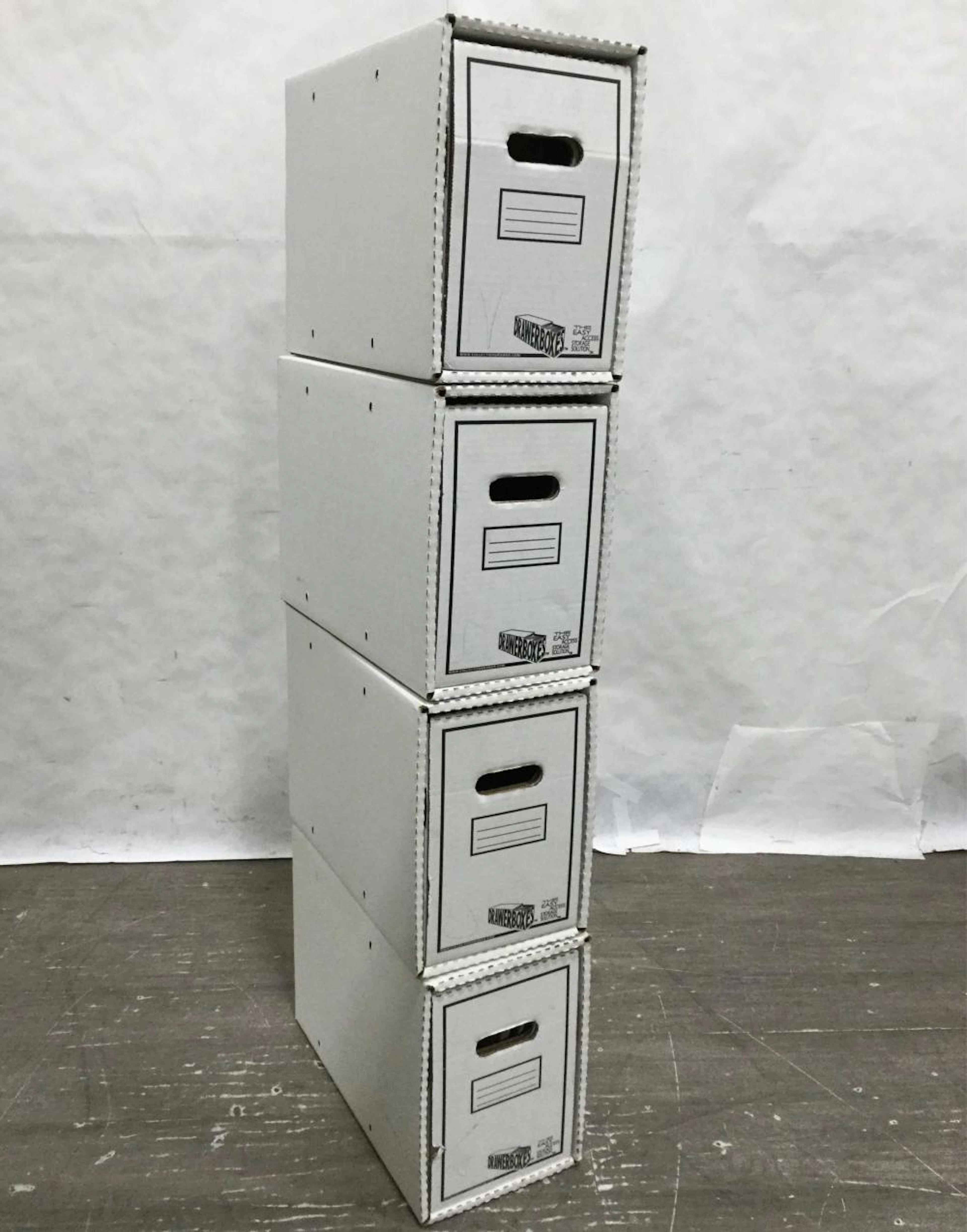 (4) Drawer Boxes Comic Book Storage Boxes