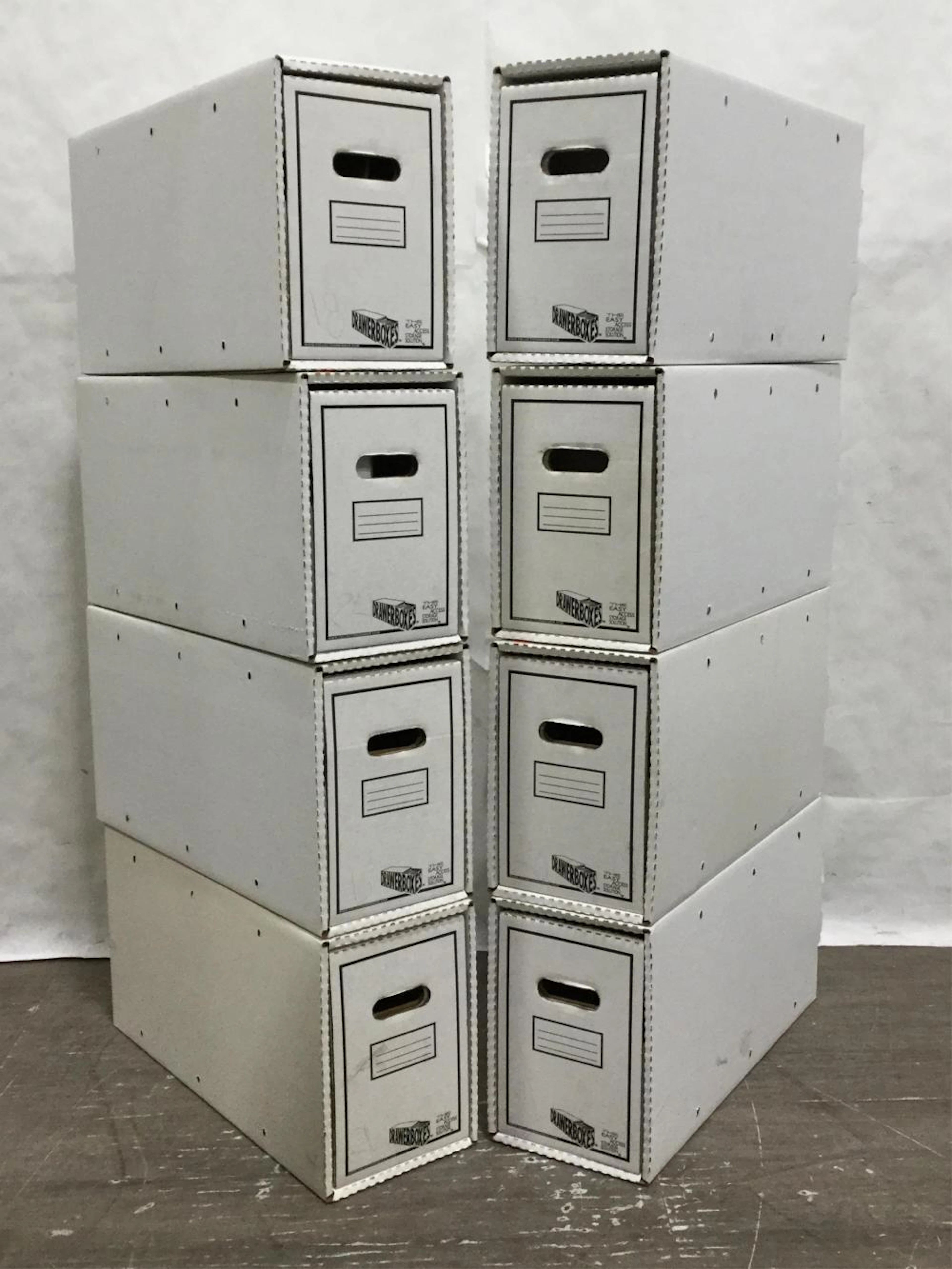 (8) Drawer Boxes Comic Book Storage Boxes