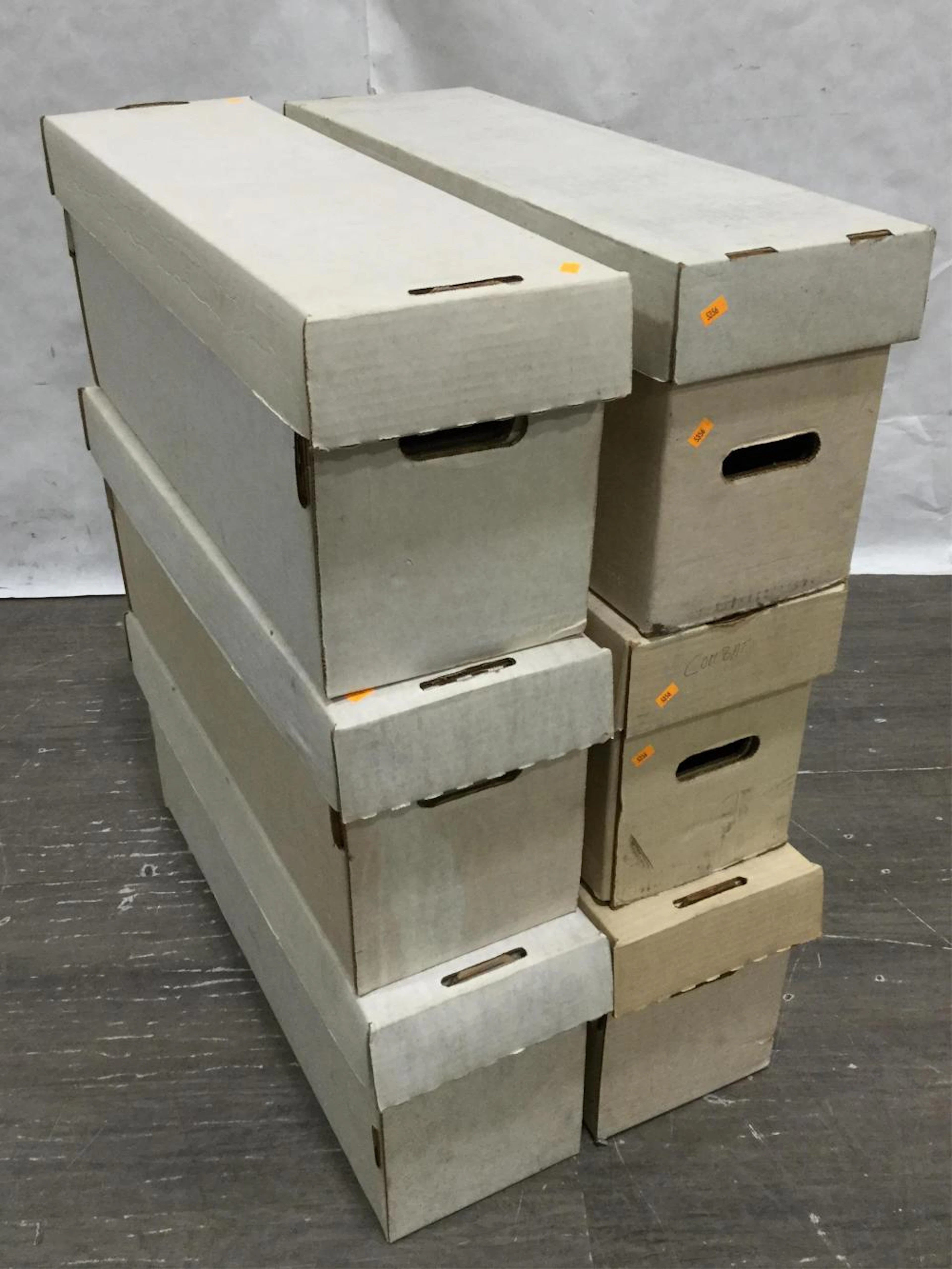 (6) Comic Book Storage Boxes W/ Lids