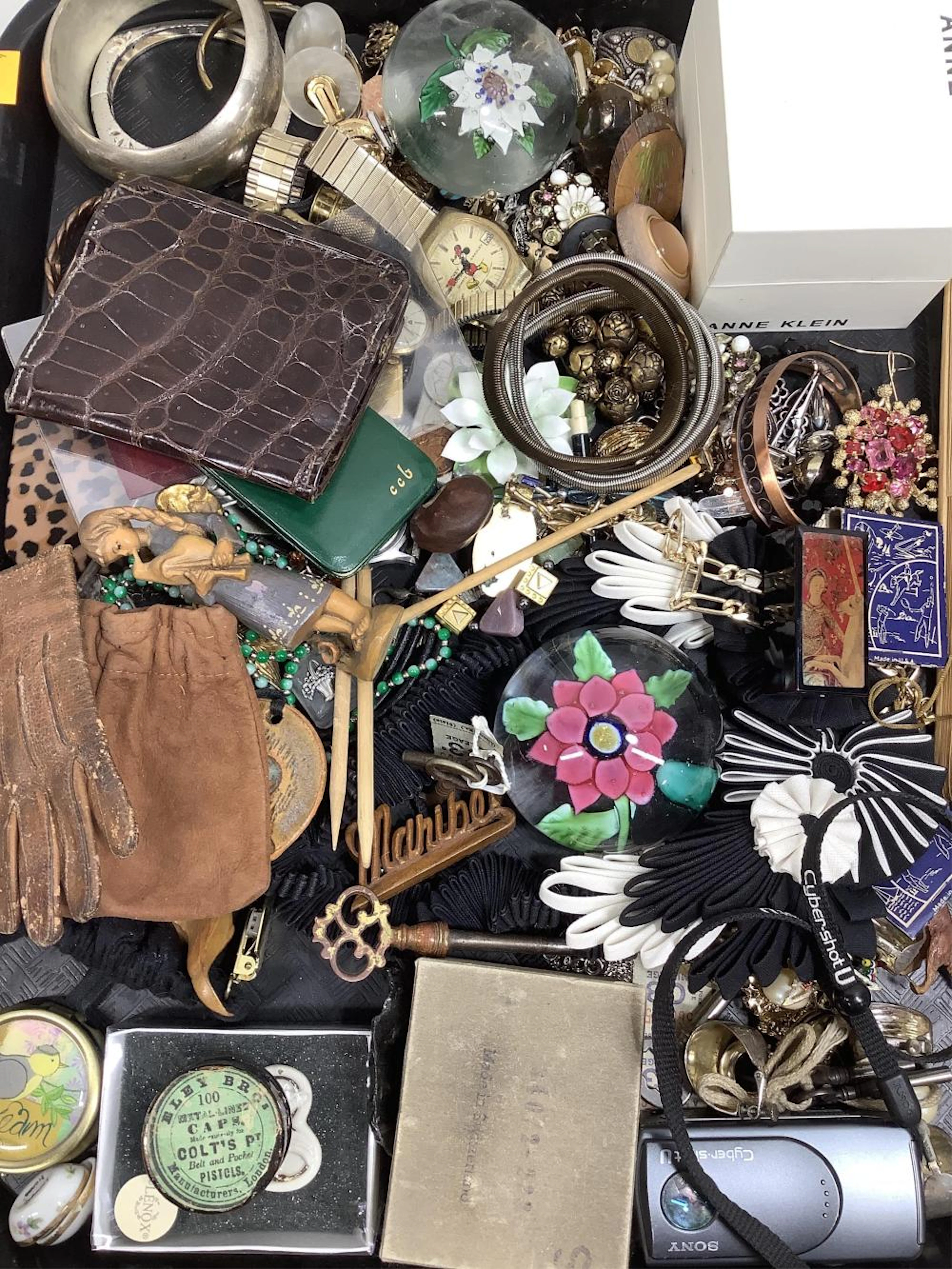 Assorted Vintage Jewelry & Figures