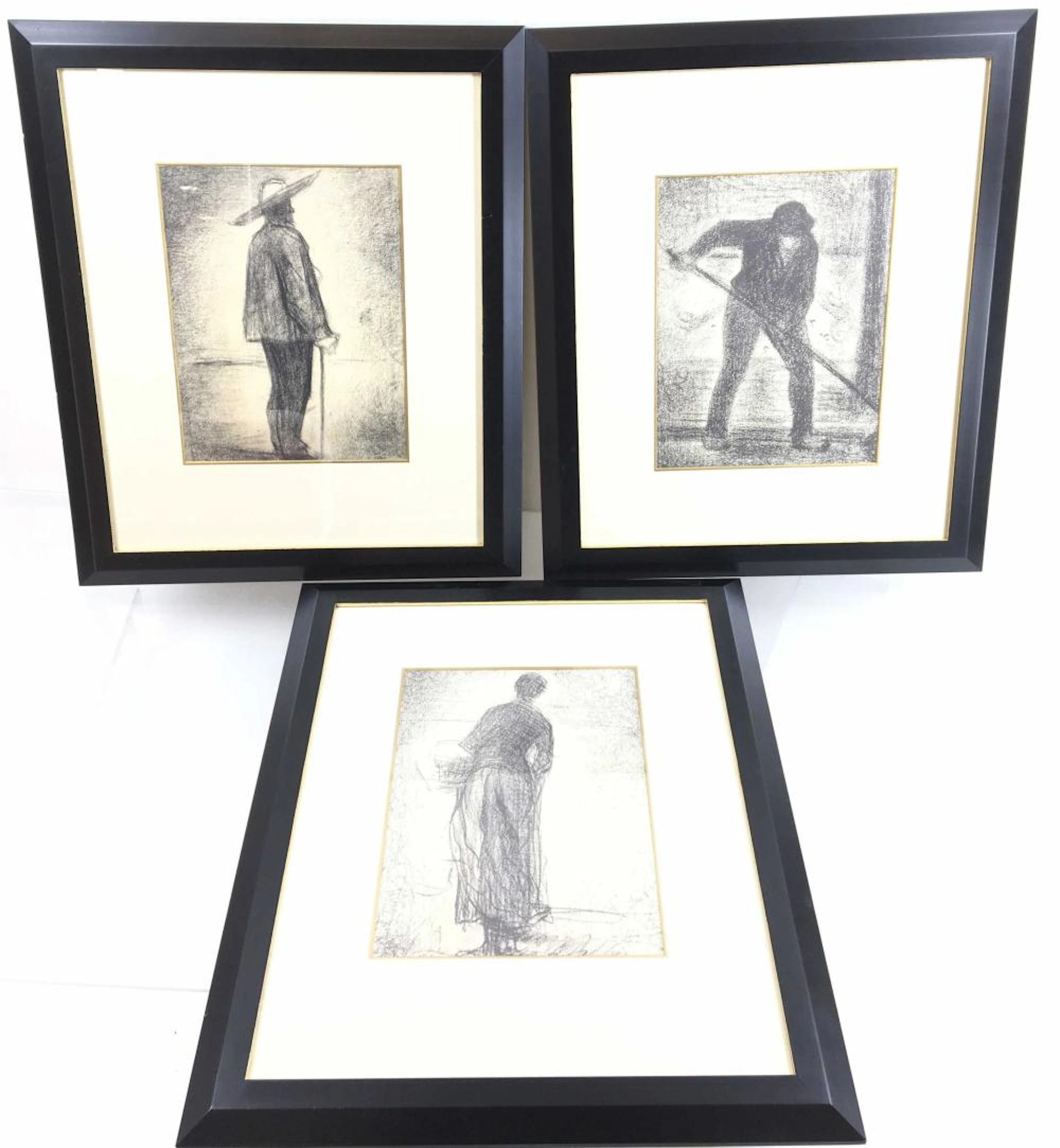 (3) Georges Seurat (1859-1891) Art Prints