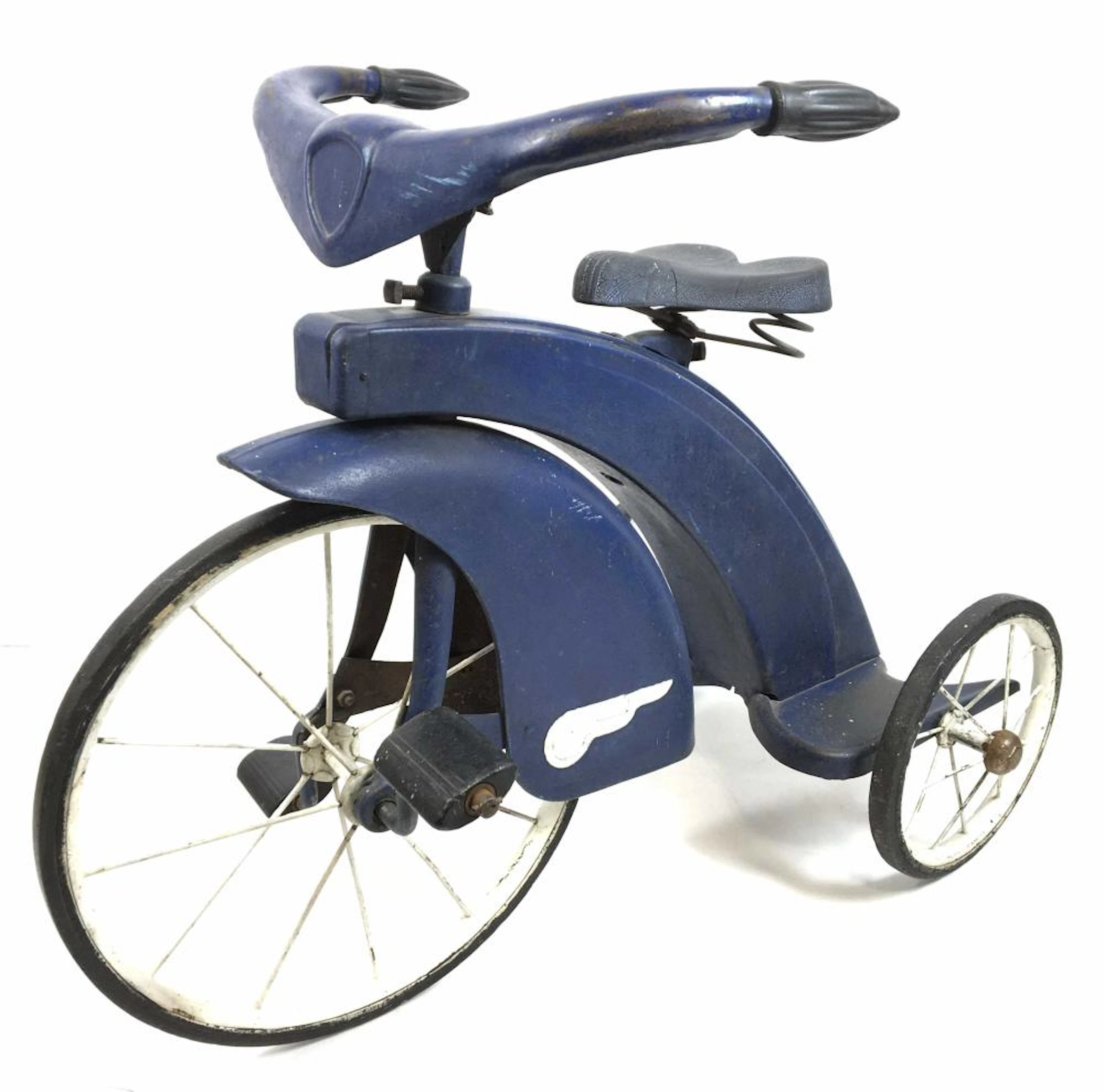 Vintage Steel Craft C1930?s Blue Art Deco Tricycle