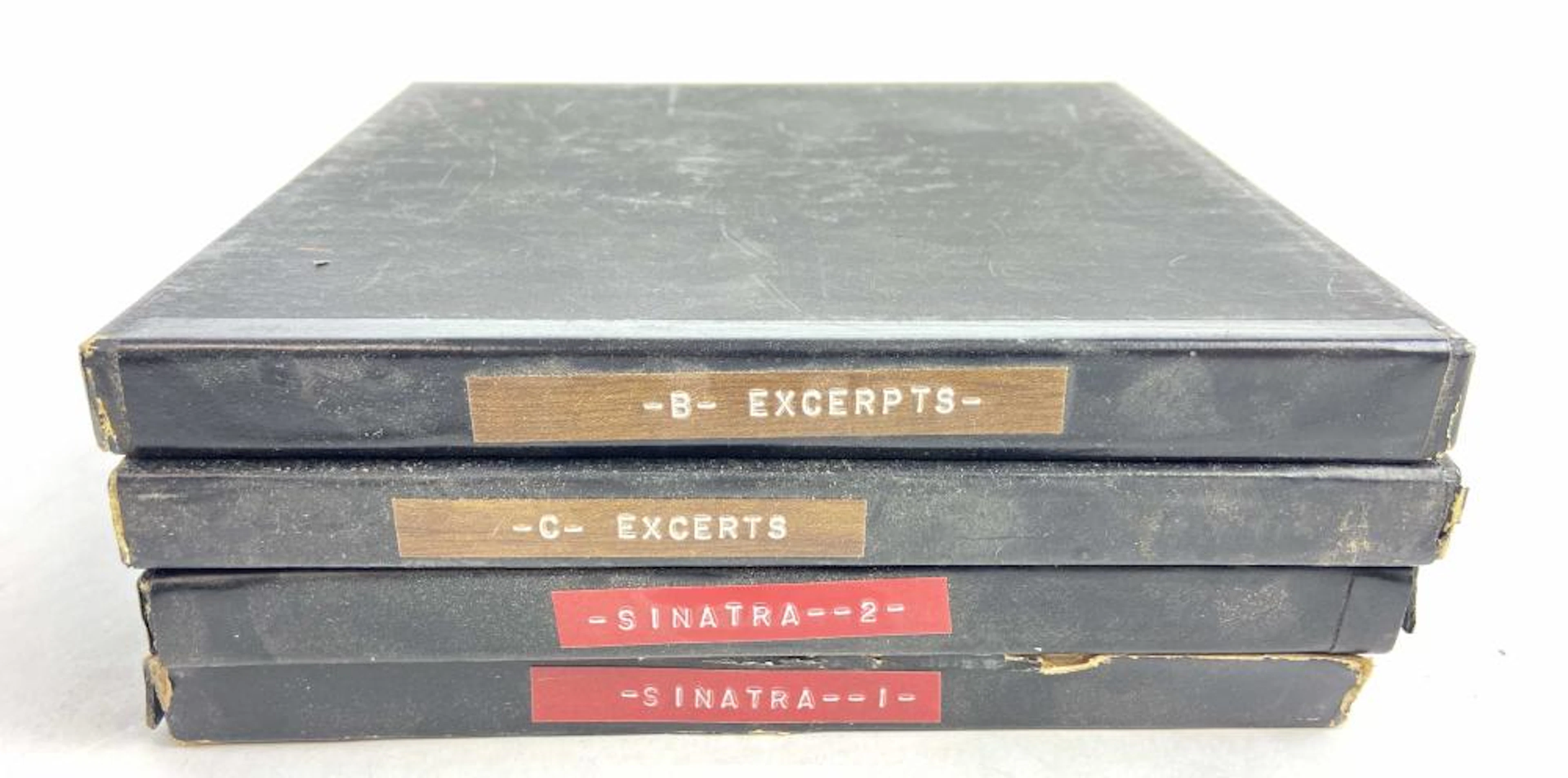 (4) Miscellaneous Frank Sinatra Reel To Reel Tapes
