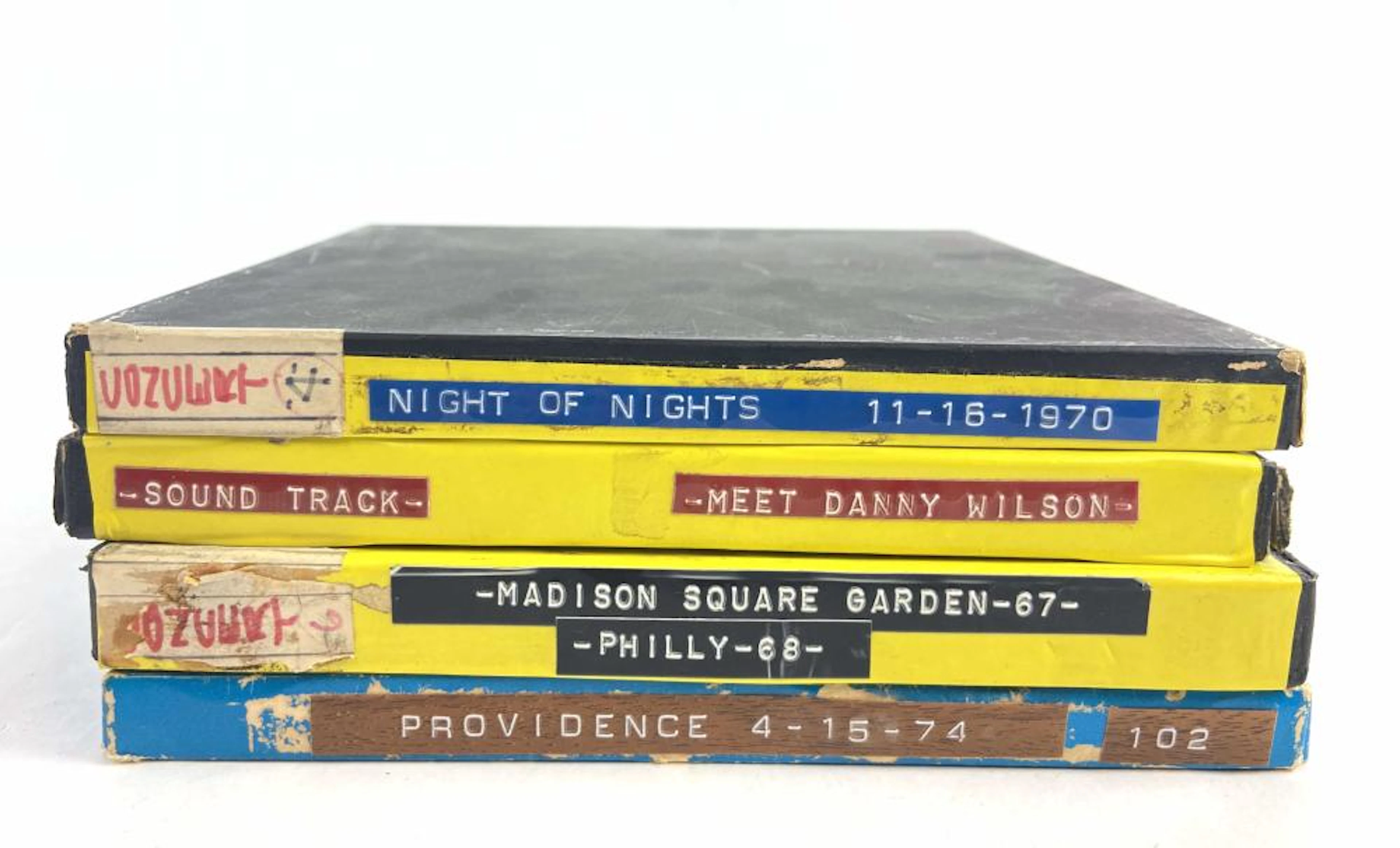 (4) Frank Sinatra Reel To Reel Tapes