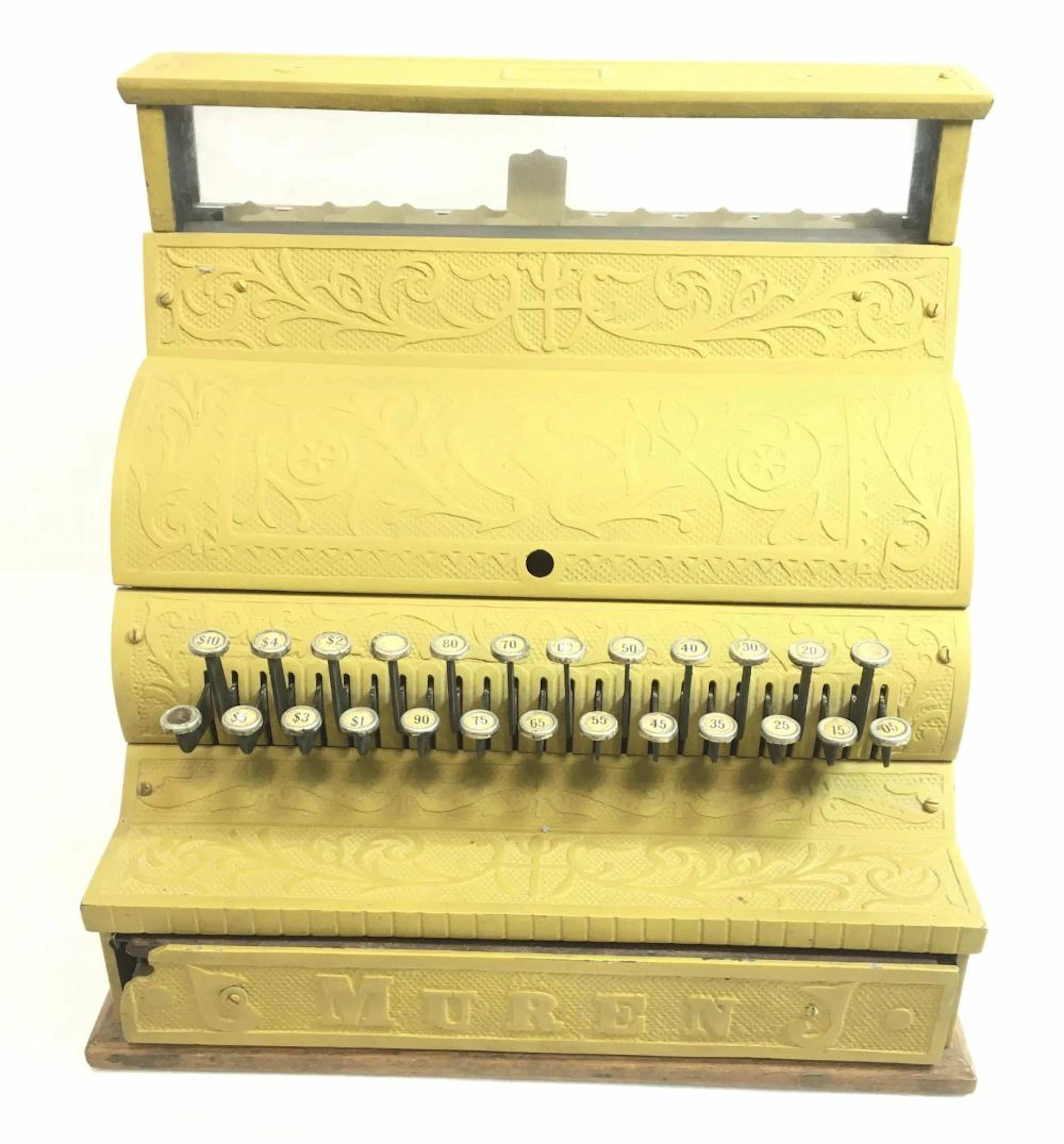 Vintage Muren Cast Iron Cash Register