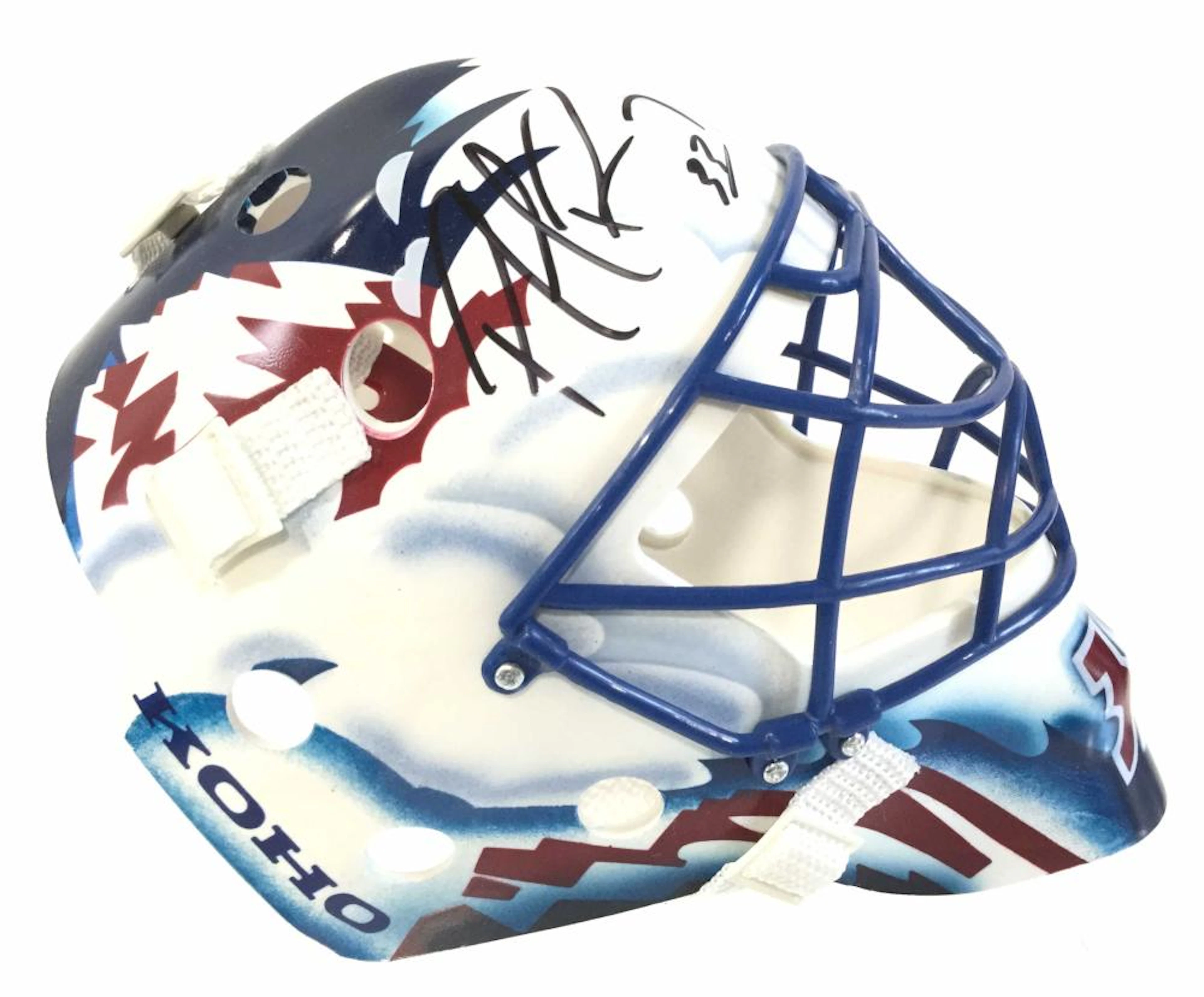HL Co Avalanche Patrick Roy Signed Mini Helmet
