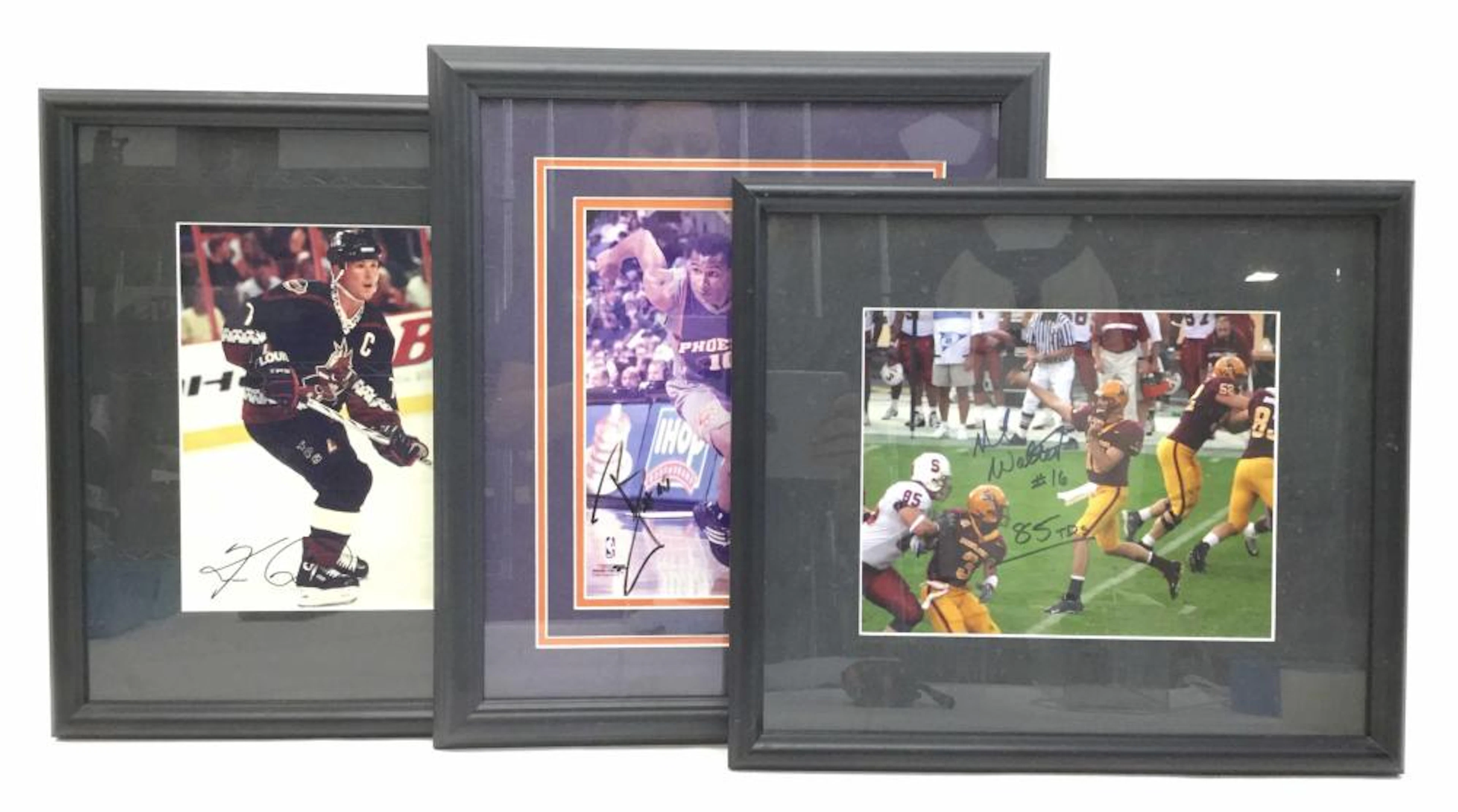 (3) Arizona Sports Team Photograph Memorabilia