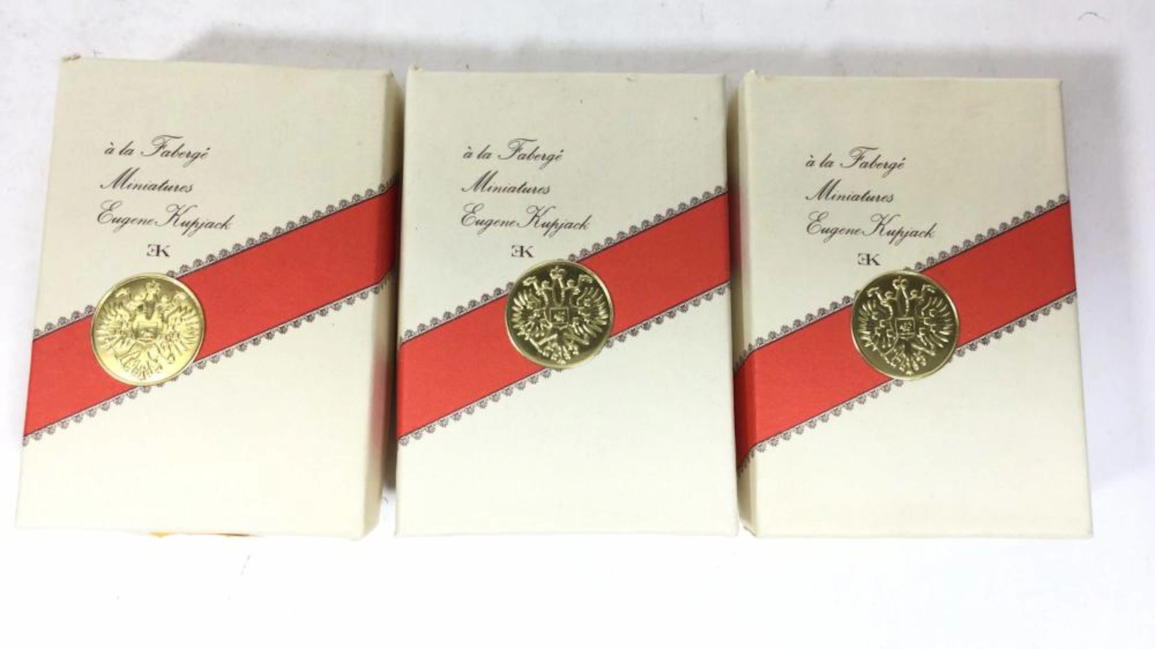 Vintage Faberge Miniatures, Eugene Kupjack