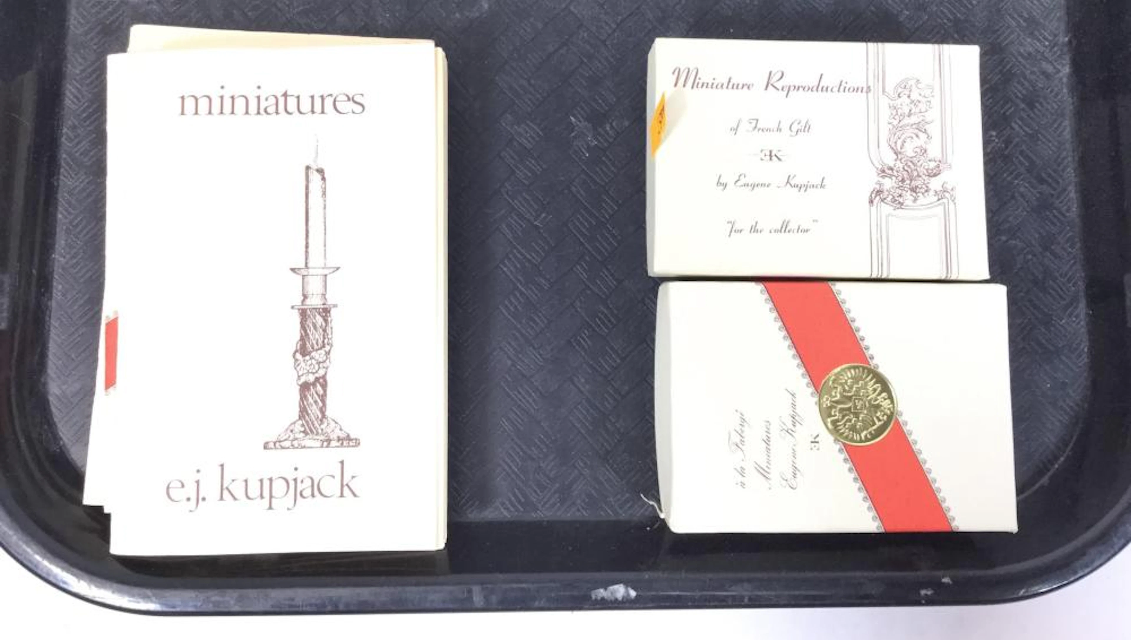 Vintage Faberge Miniatures, Eugene Kupjack