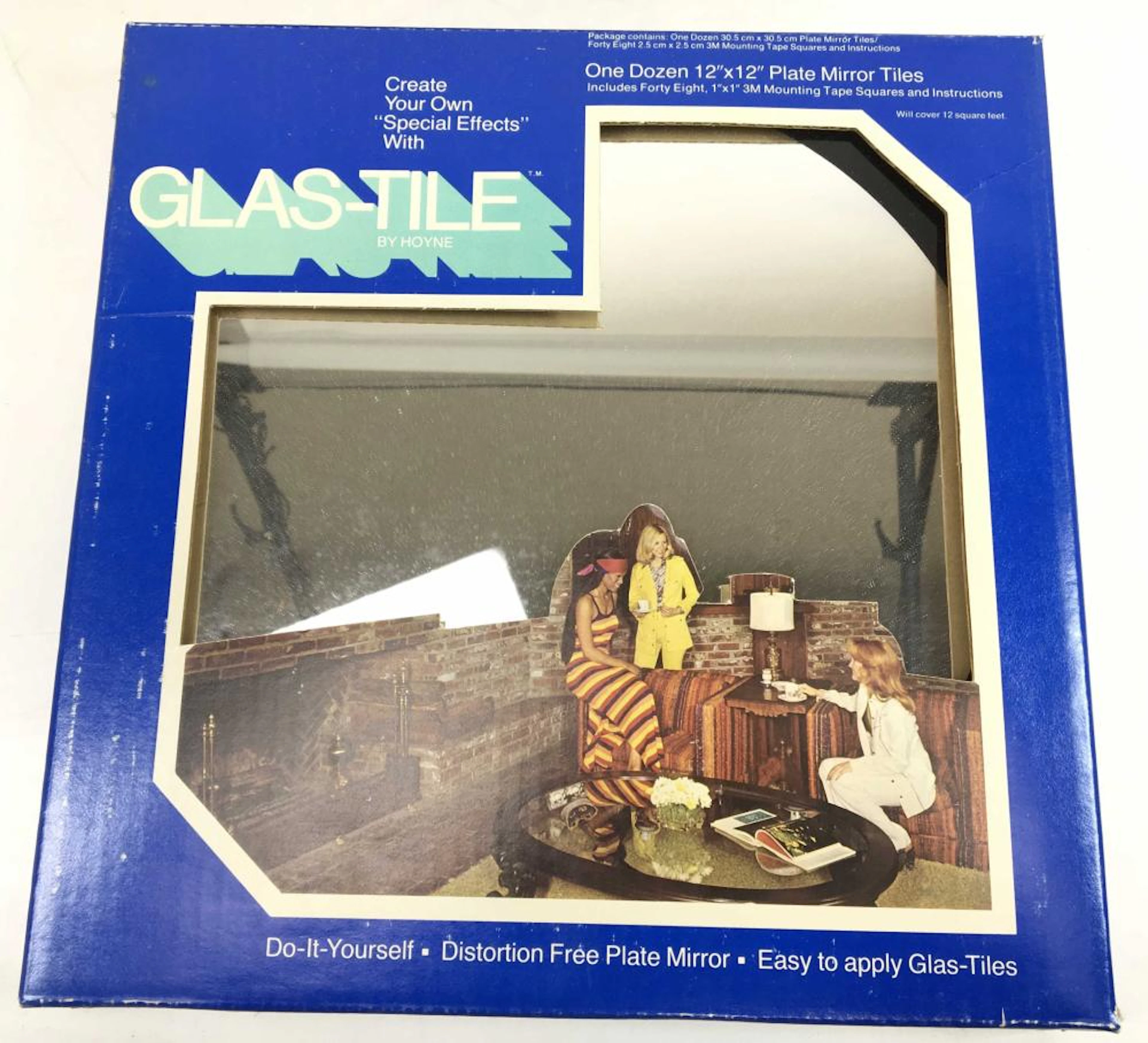 One Dozen Plate Mirror Tiles