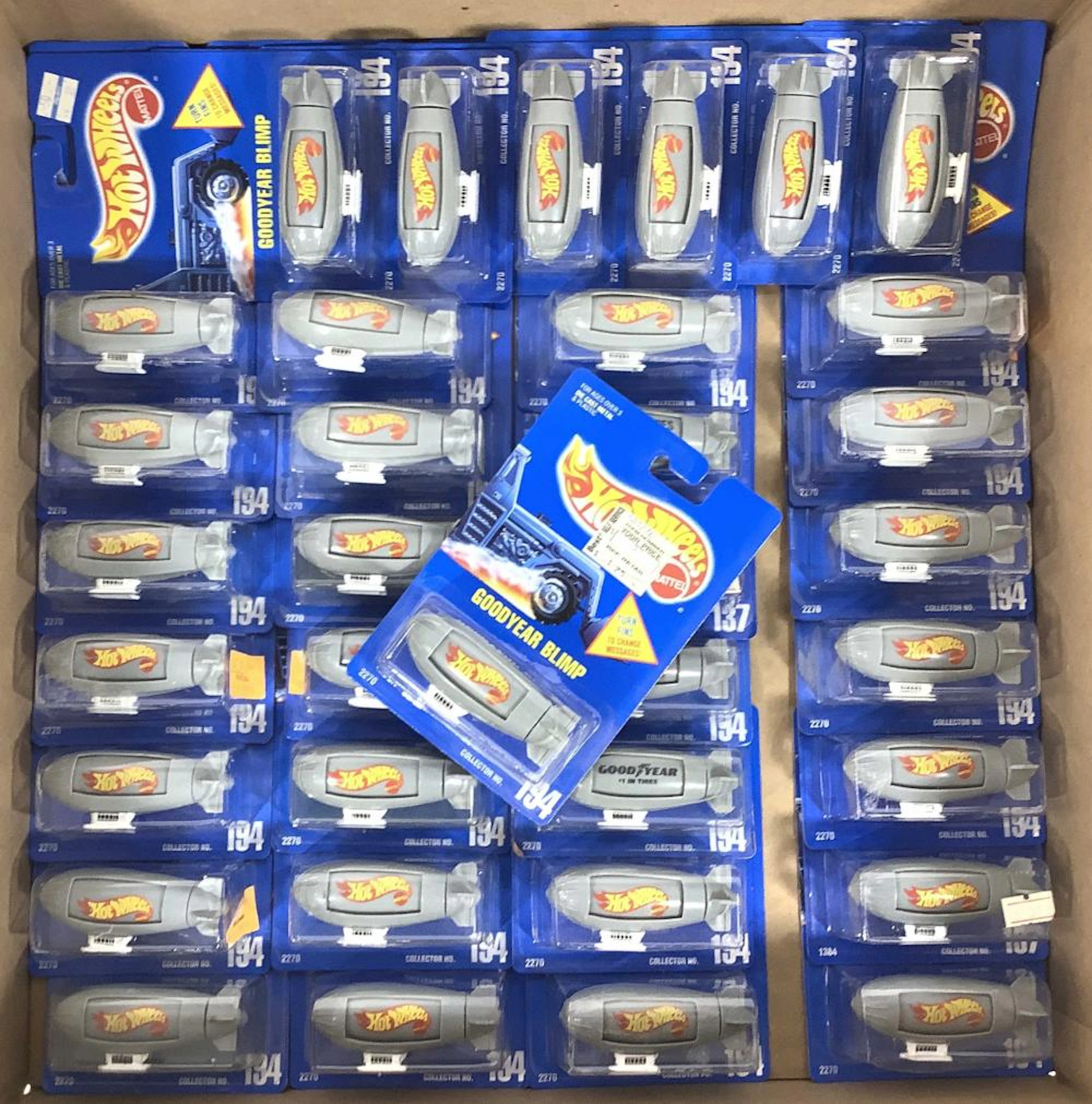 (35) NIP Hot Wheels Diecast Goodyear Blimps