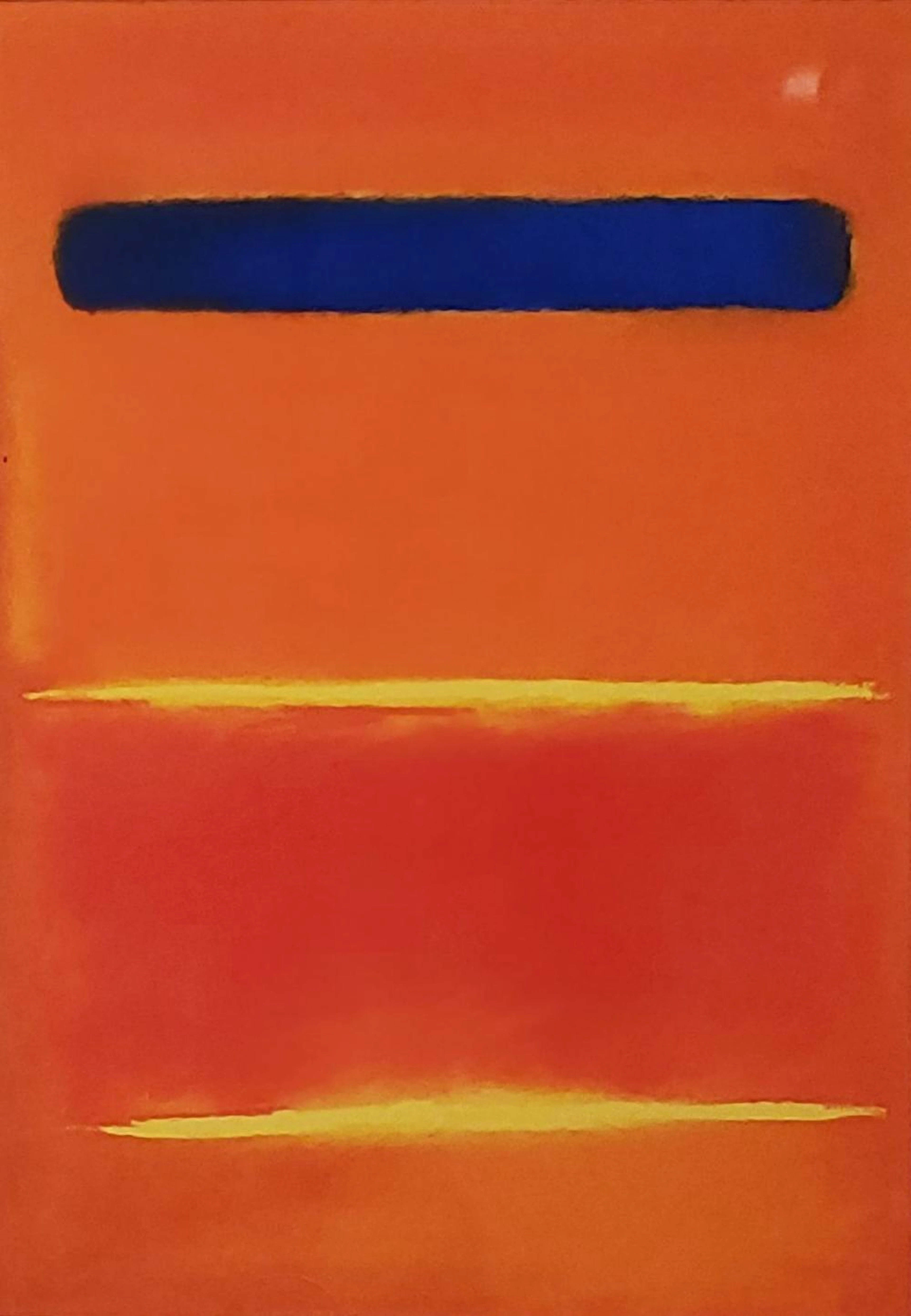 Mark Rothko Serigraph Signed In Plate