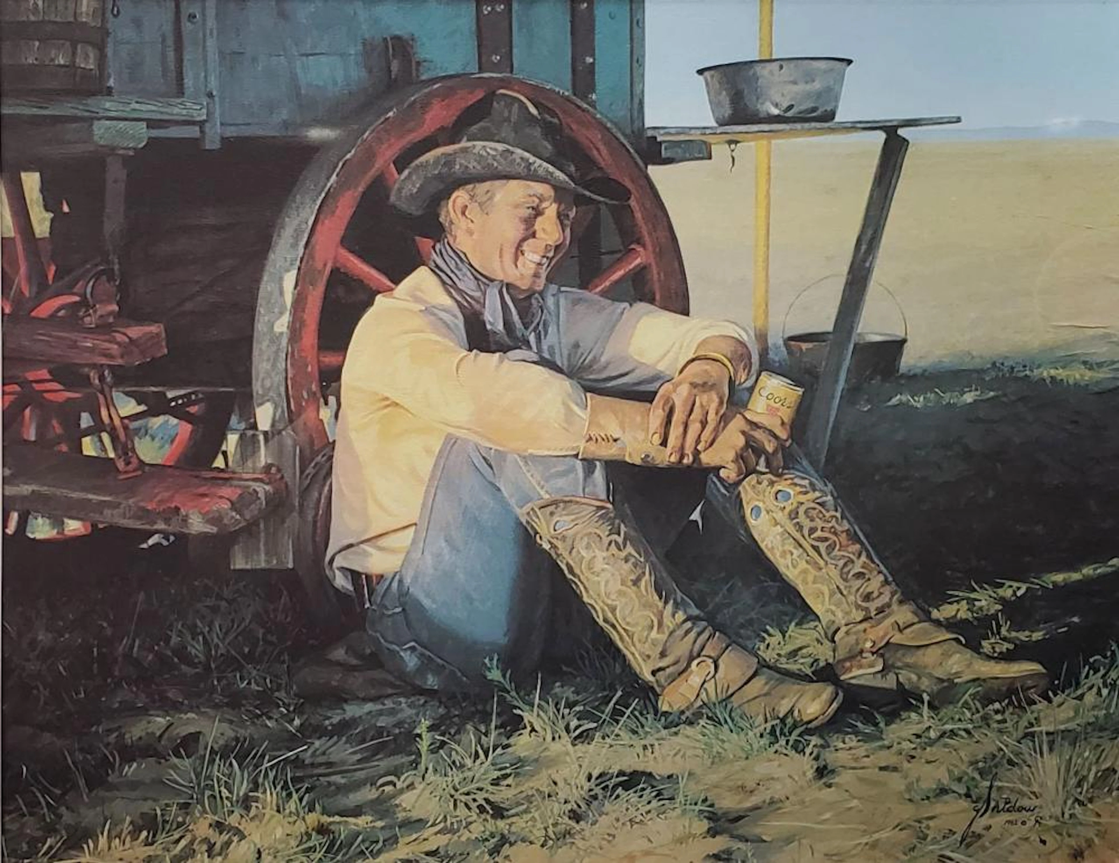 Gordon Snidow Cowboy Art Print