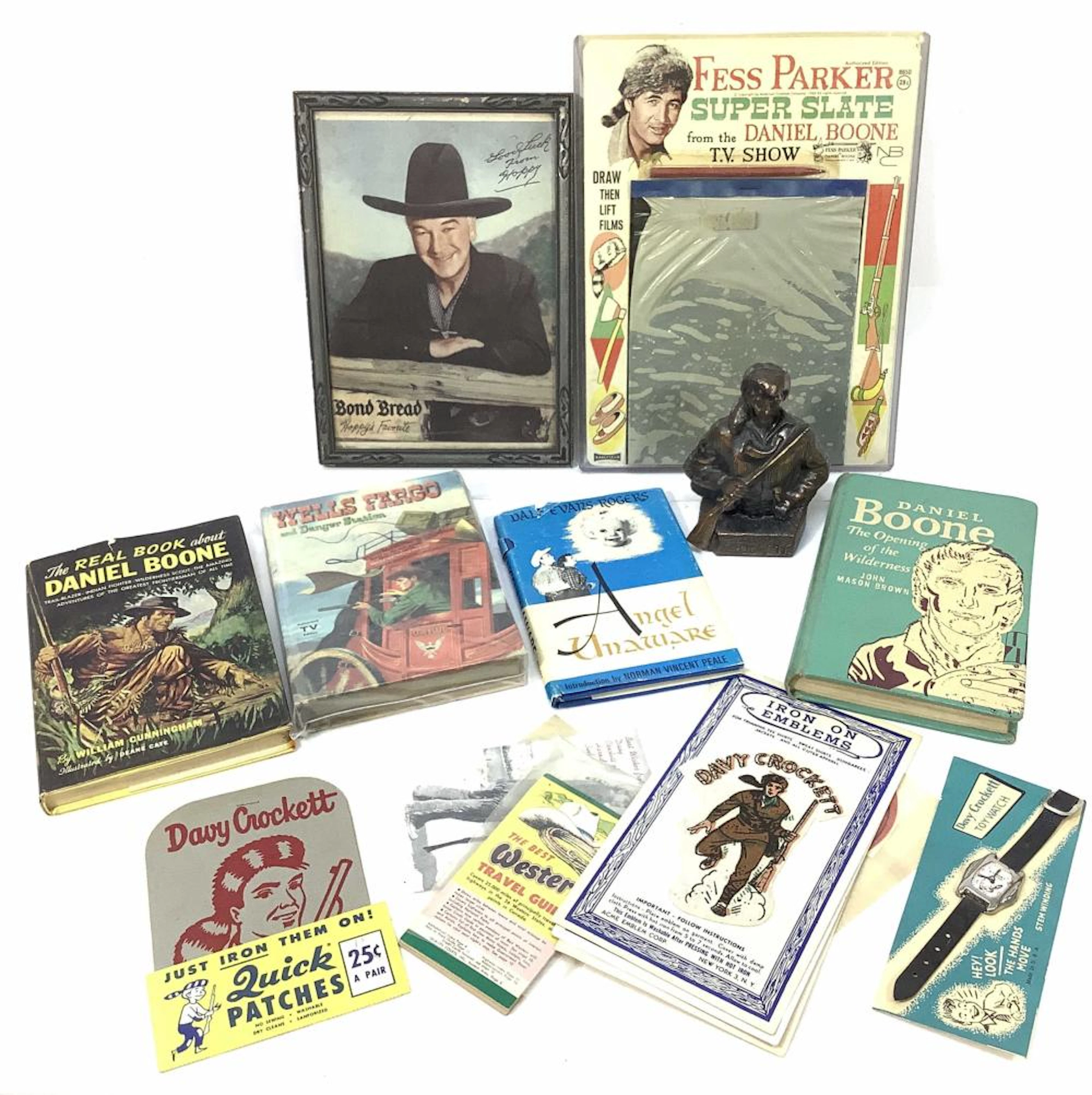 Western Cowboy Lot, Davy Crockett Toy Watch