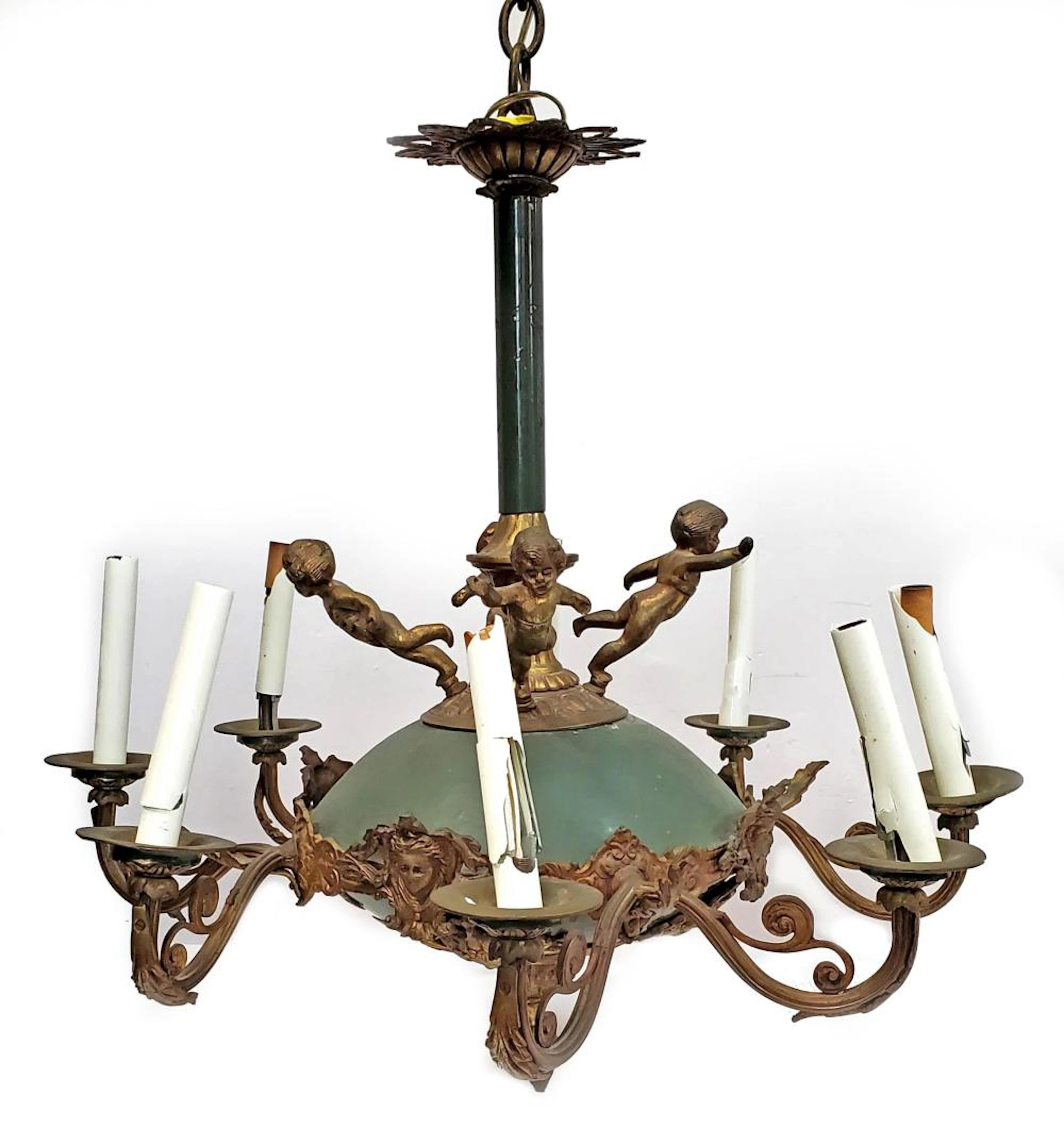 French Directoire Transitional Revival Chandelier