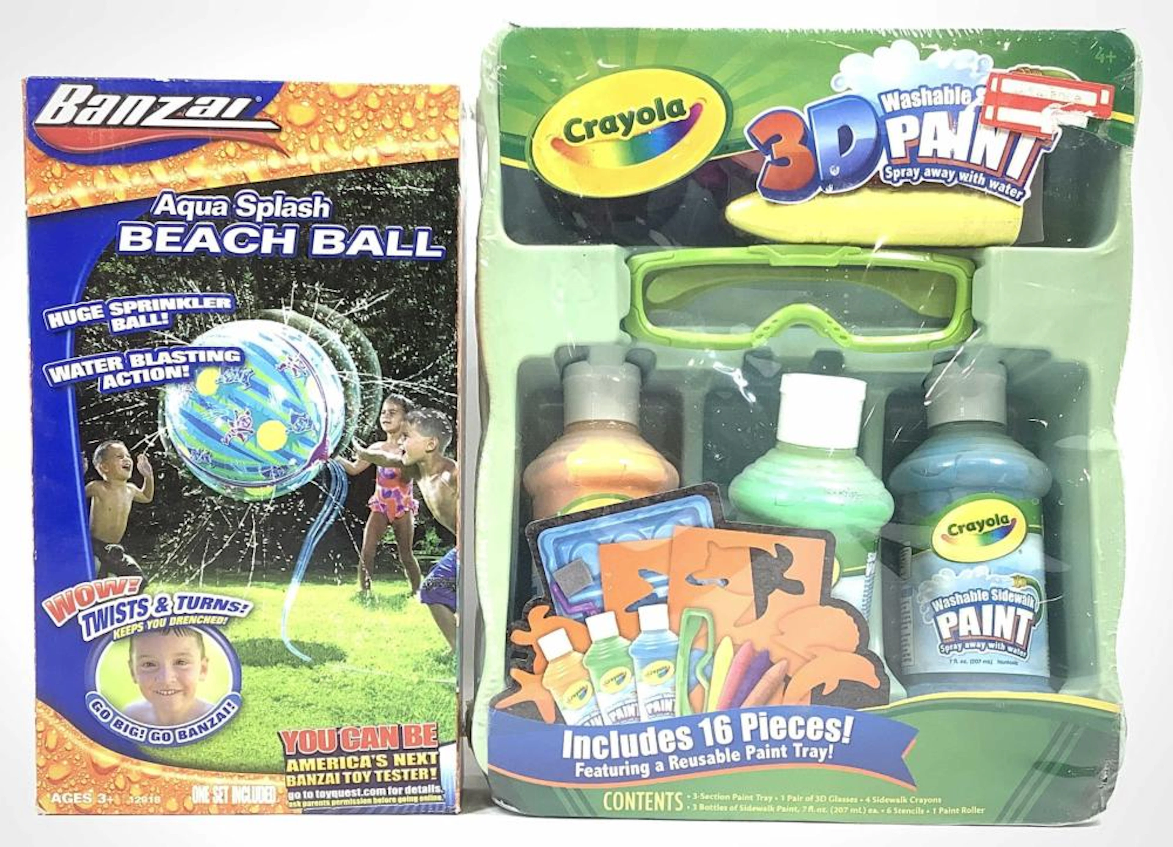 (6) Assorted Child Toys, Crayola, Banzai
