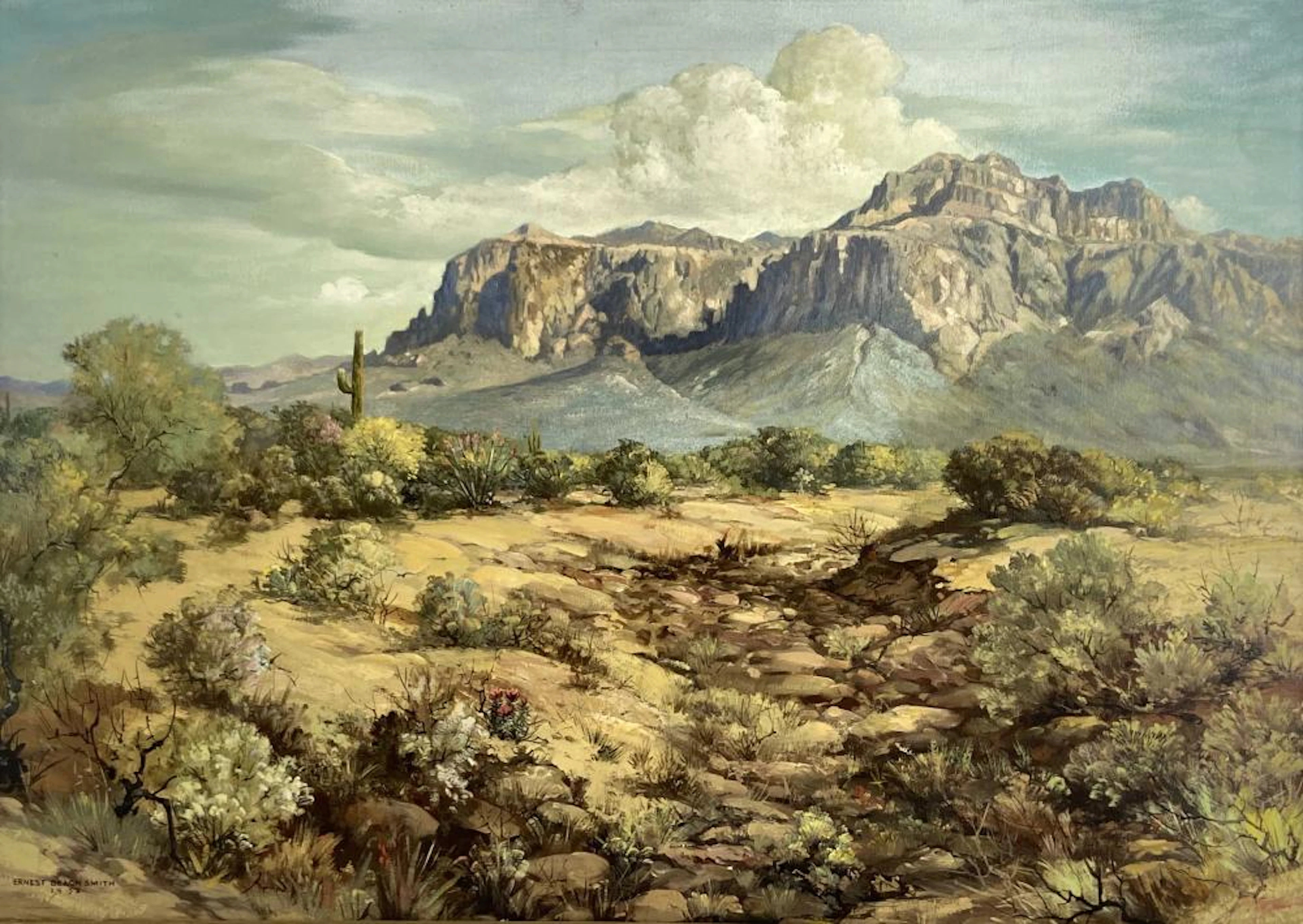 Ernest Beach Smith (1893-1975) Oil On Canvas