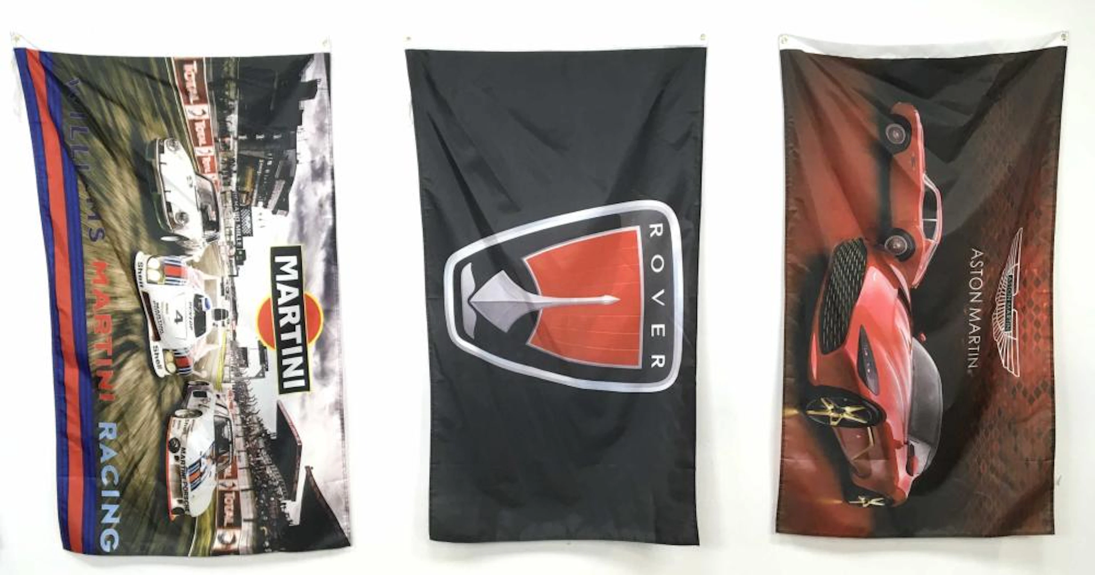 (3) New 3ft X 5ft Polyester Vehicle Flags