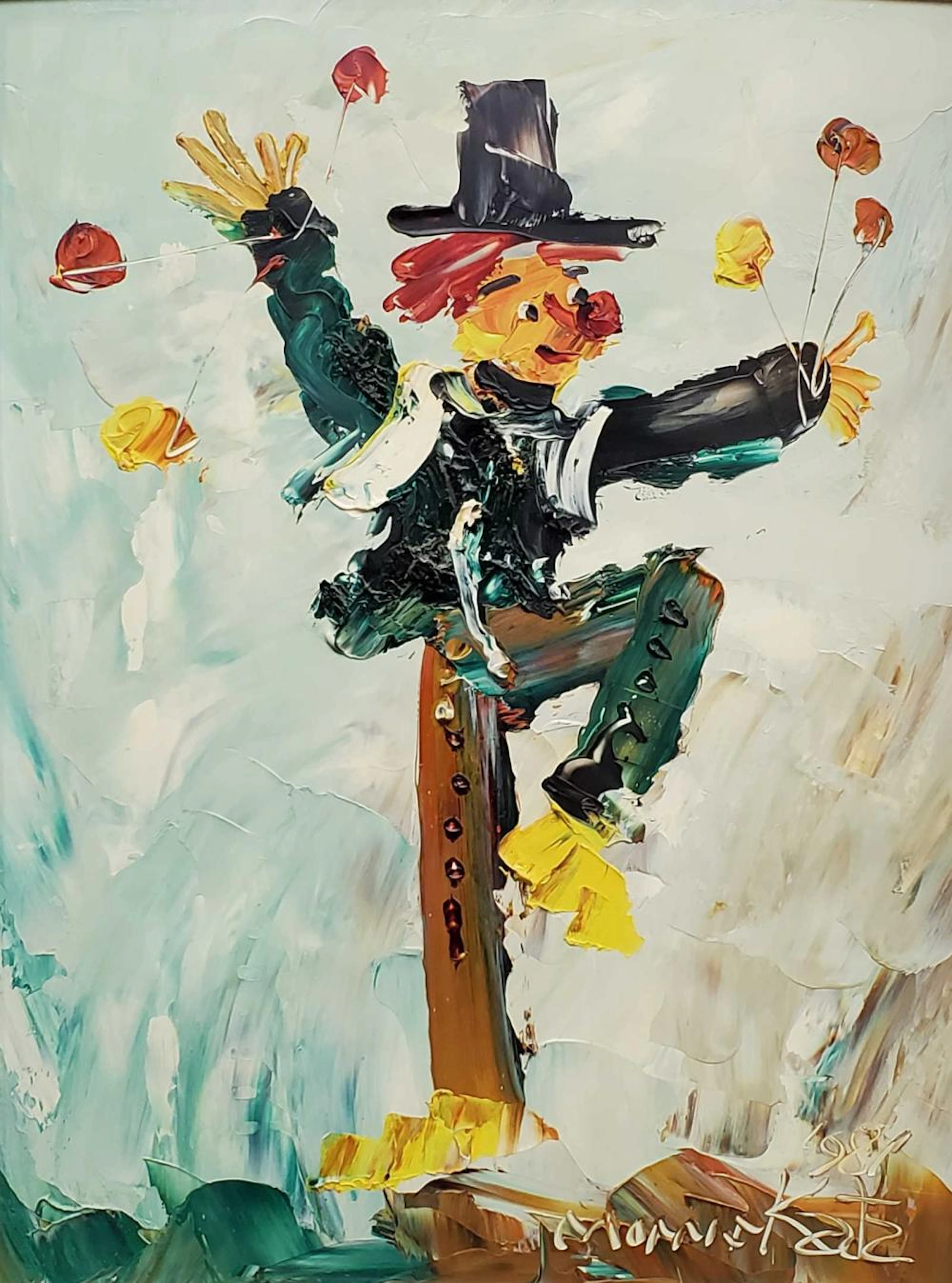 Morris Katz (1931-2010) Oil On Board