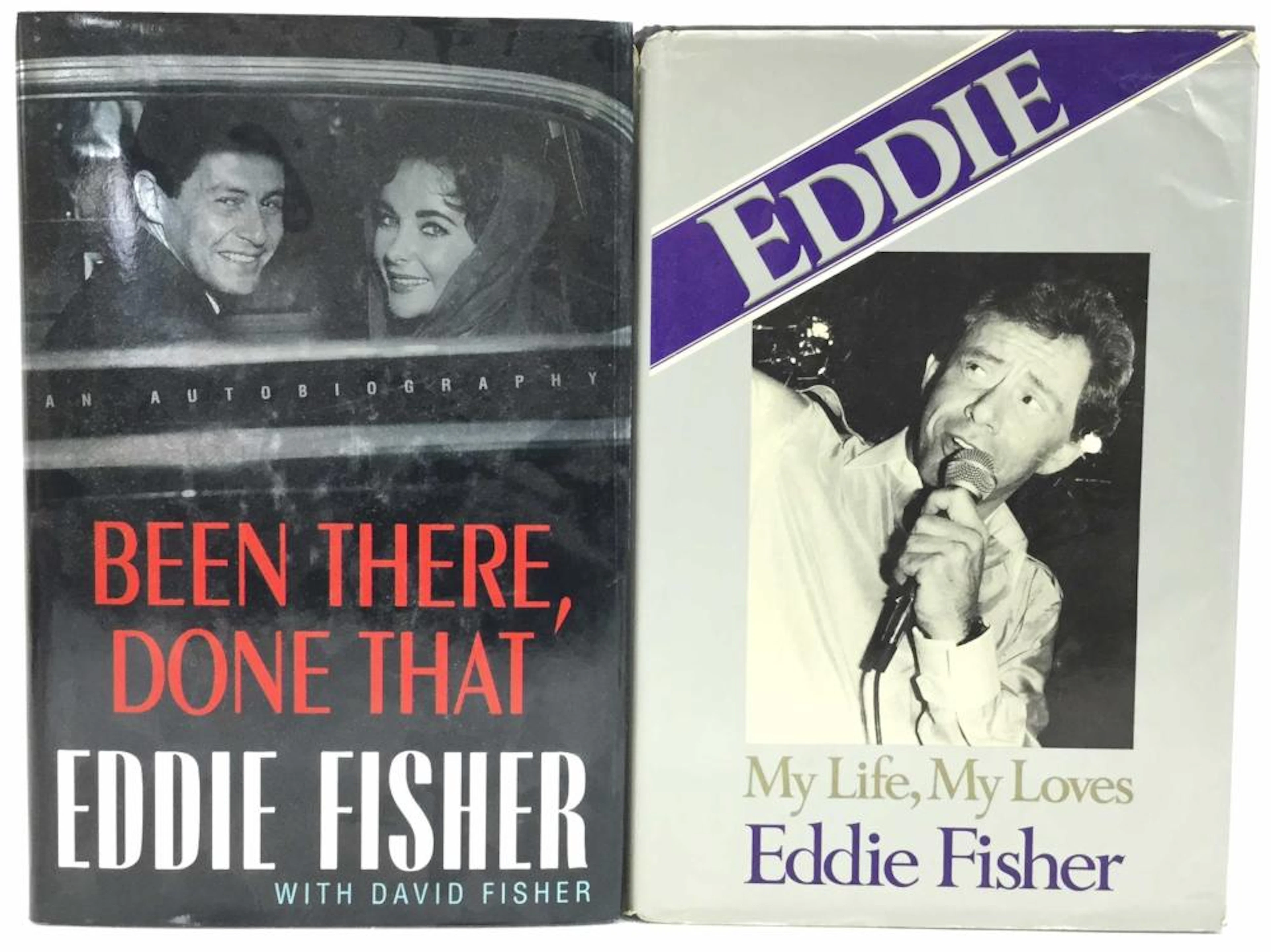 (2) 1st Edition Eddie Fisher Autographed Books