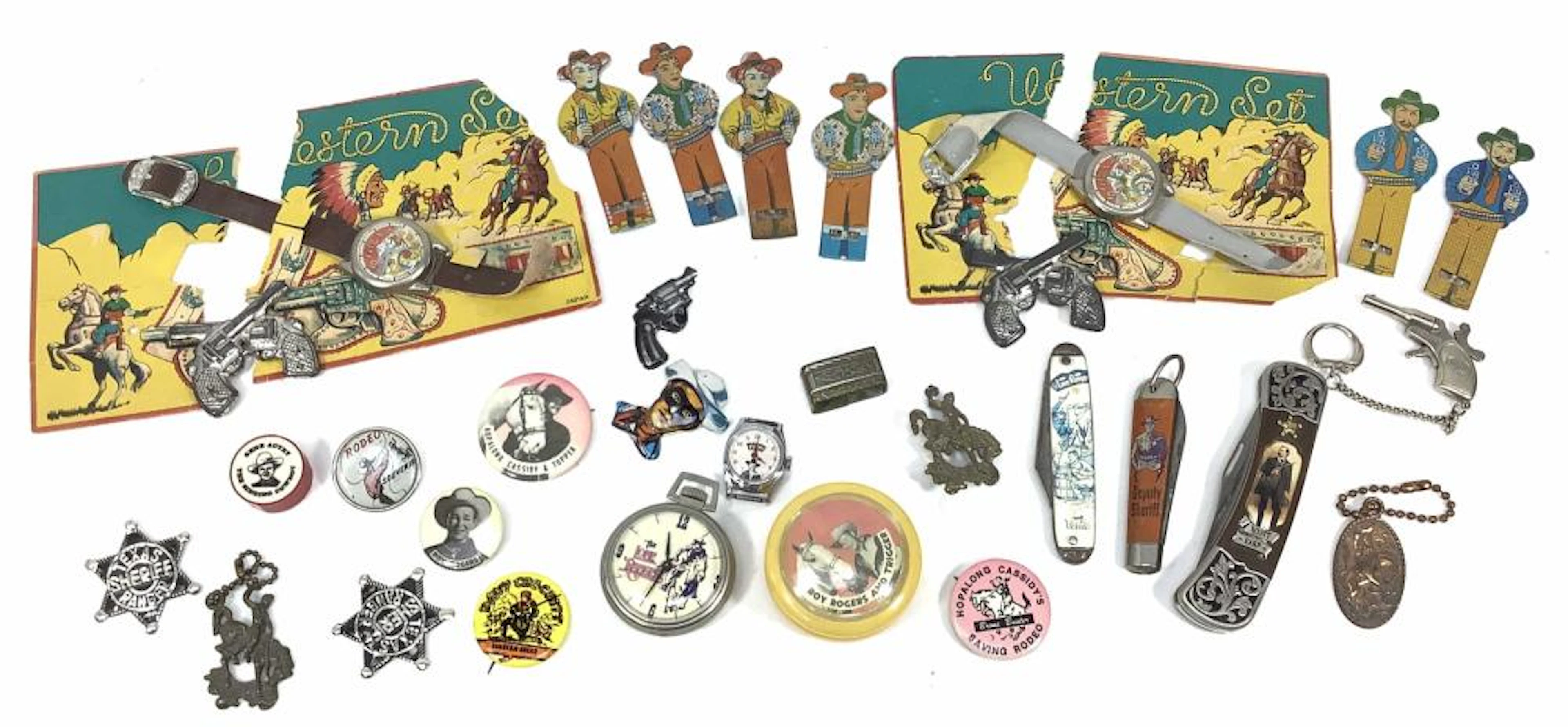 Vintage Western Toys, Lone Ranger Pocket Watch