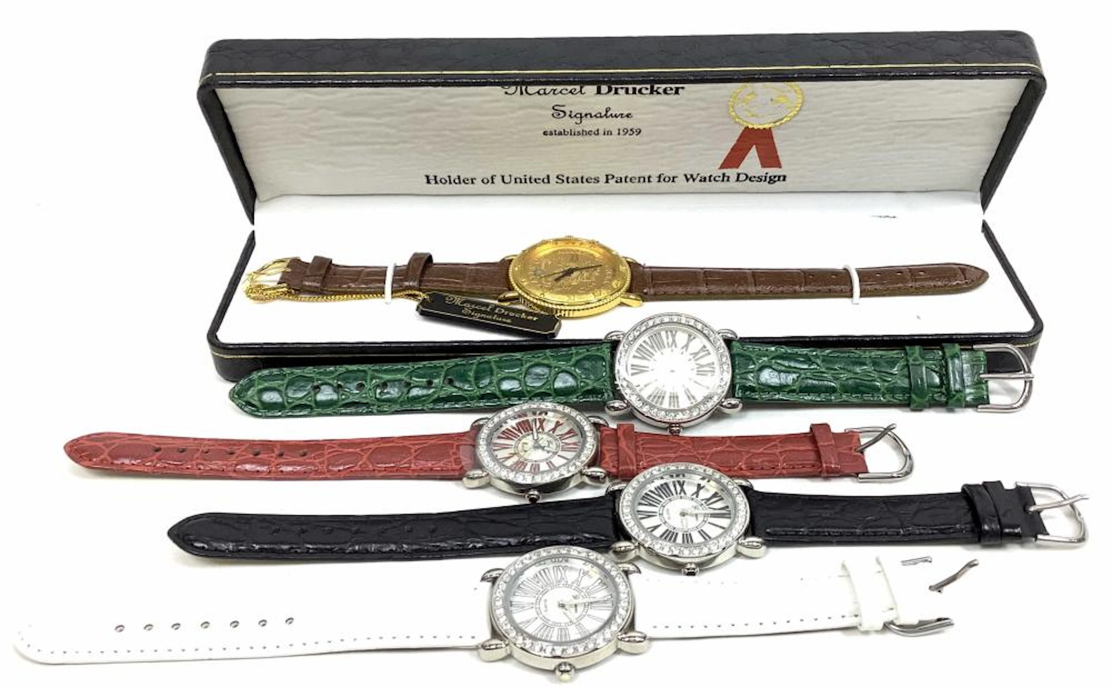 (6pcs)watches, Marcel Drucker, Genvex, Watch Tools
