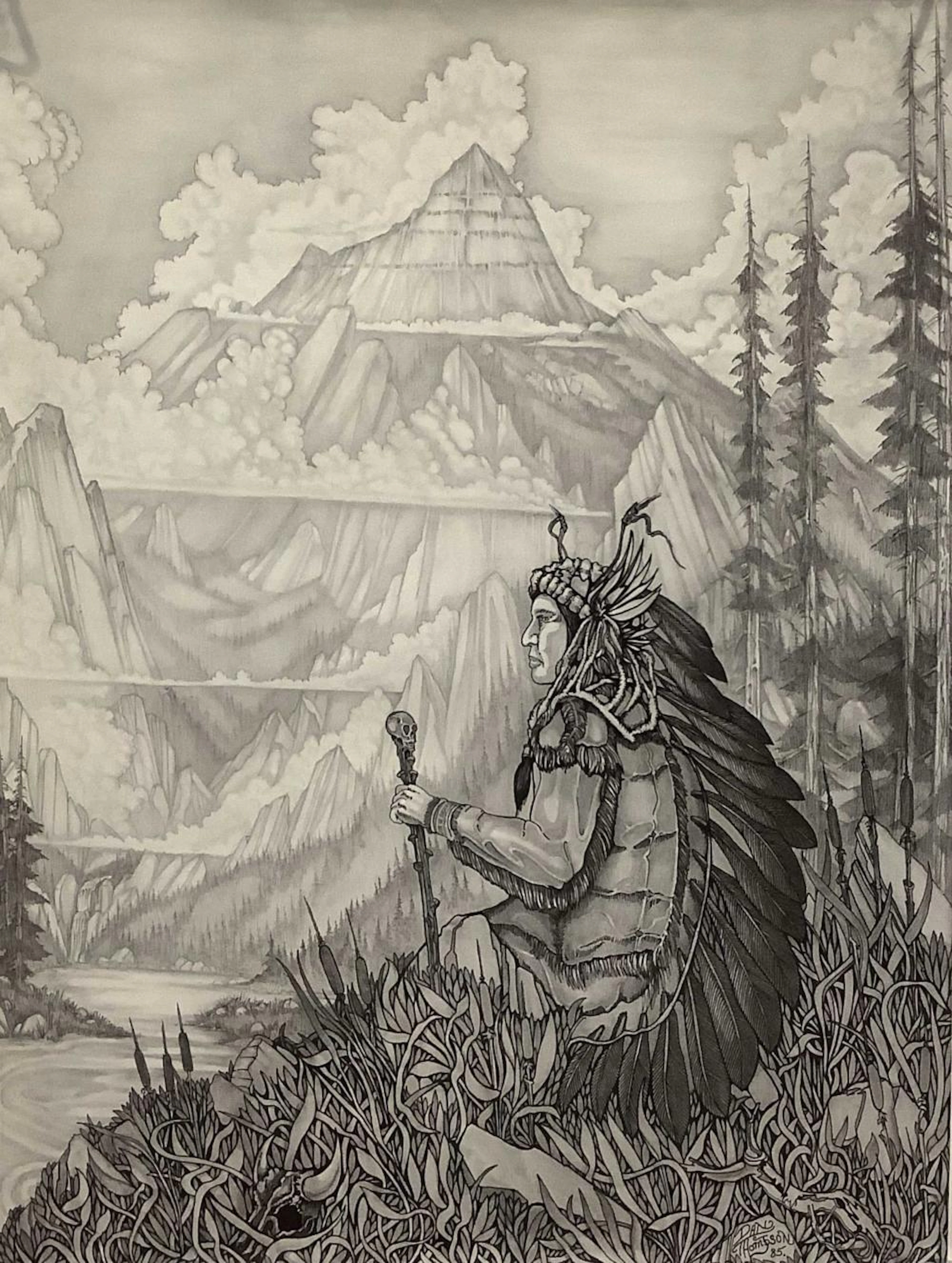(6) Posters, Western Americana, Cowboys Indians