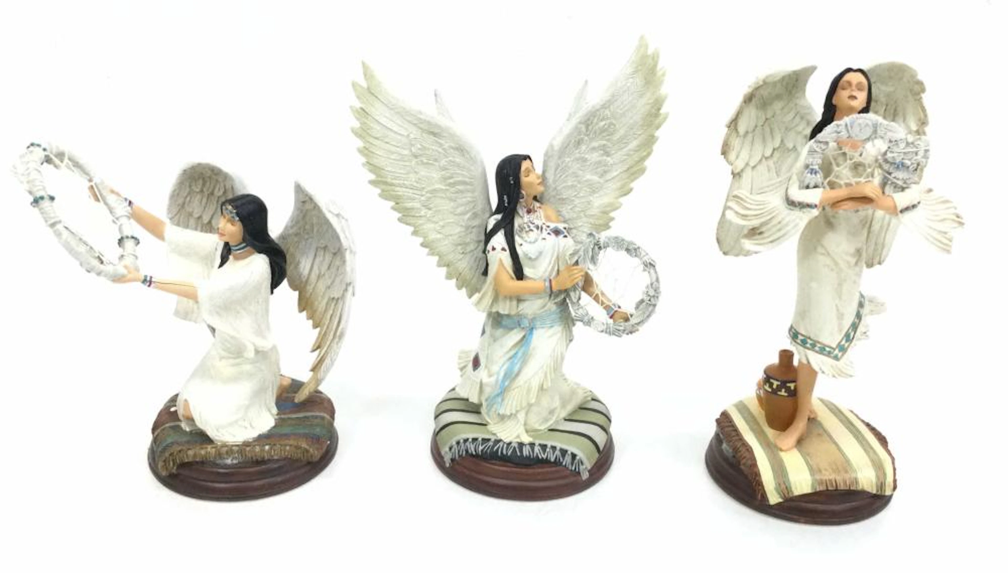 (3) Bradford Exchange Native American Figures