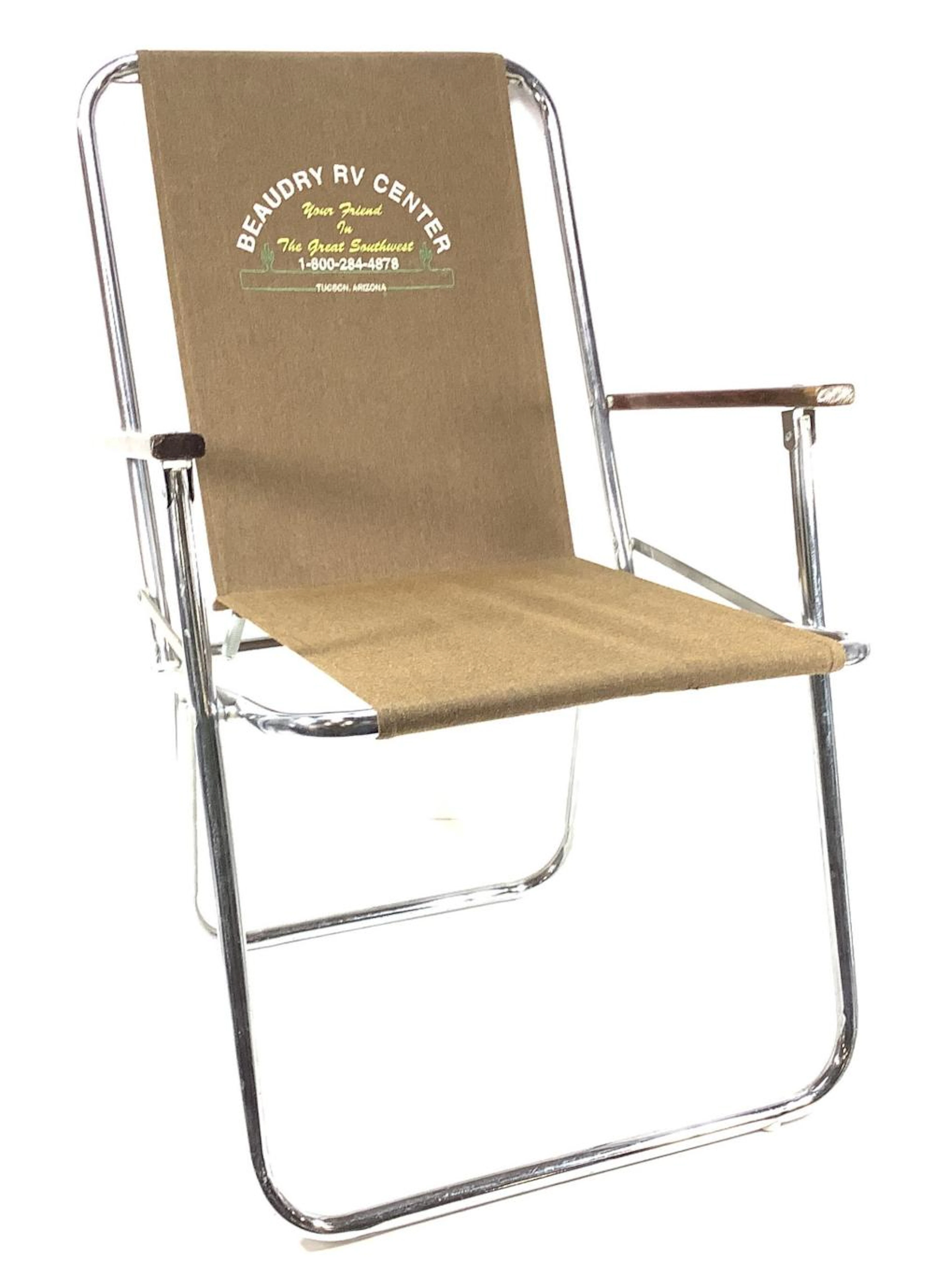 Vintage Mid Century Zip-Dee Lawn Chair Rv Airstream