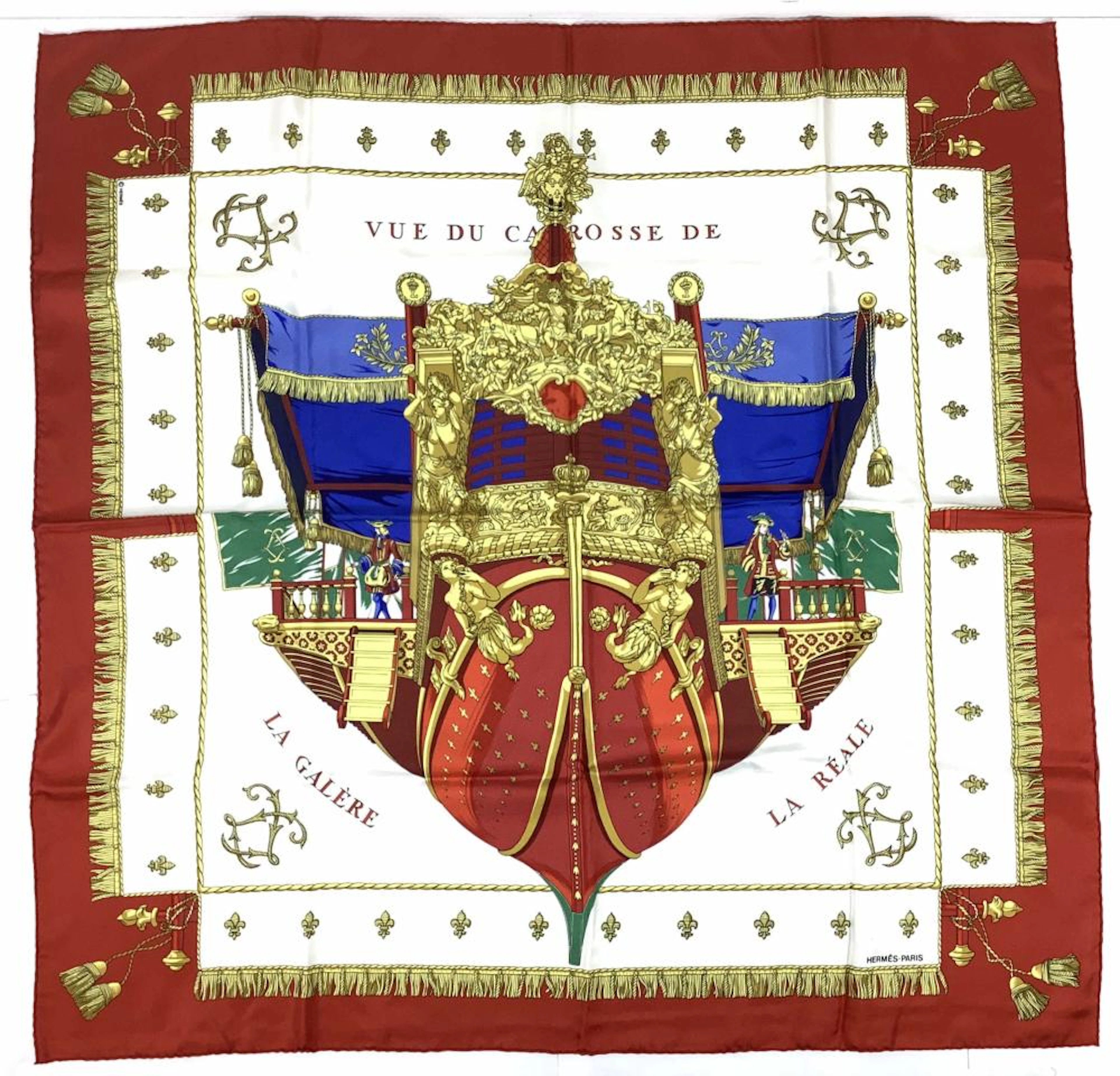 Vintage Hermes Silk Scarf