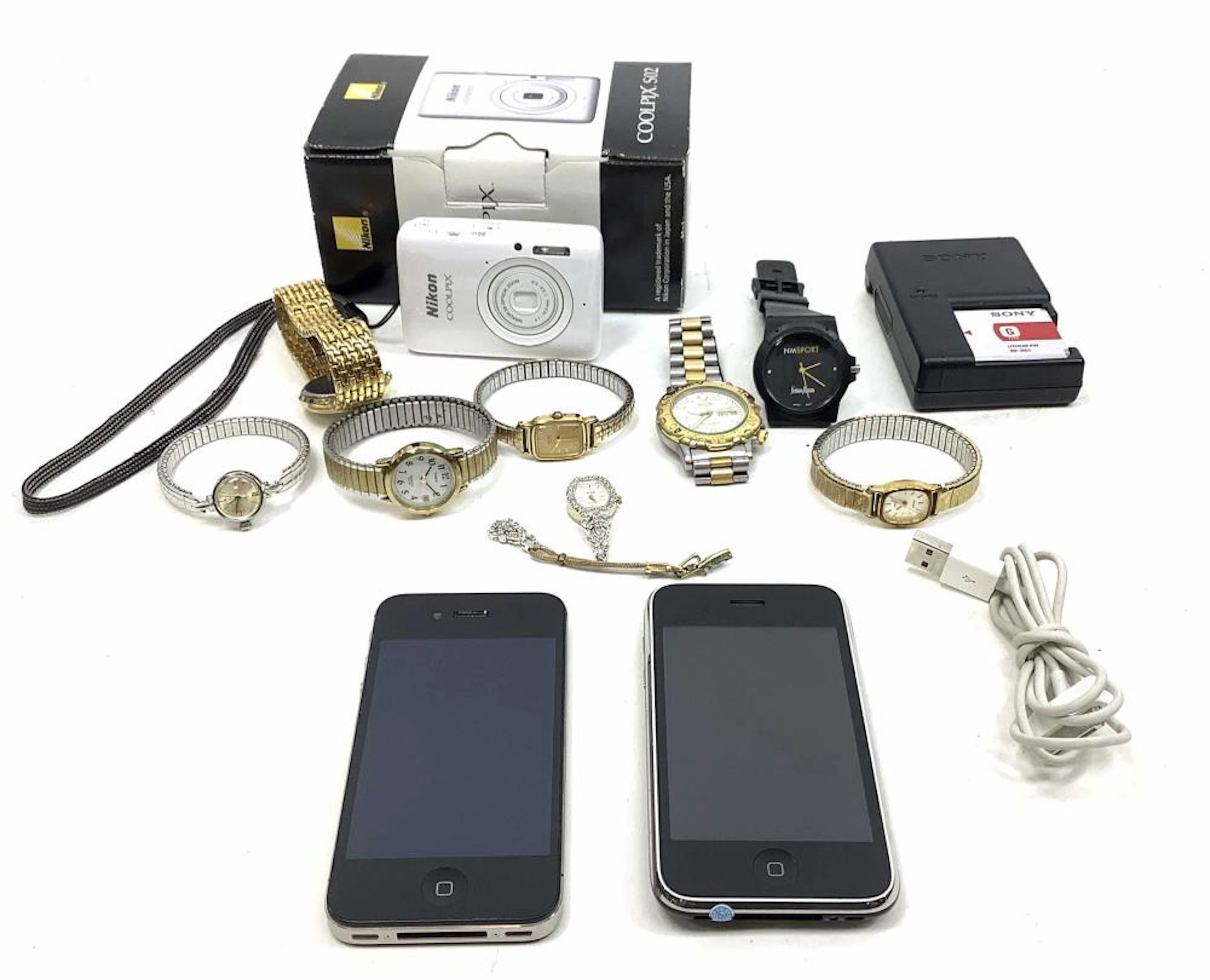 Fashion Wristwatches, iPhone 3&4 & Nikon Coolpix