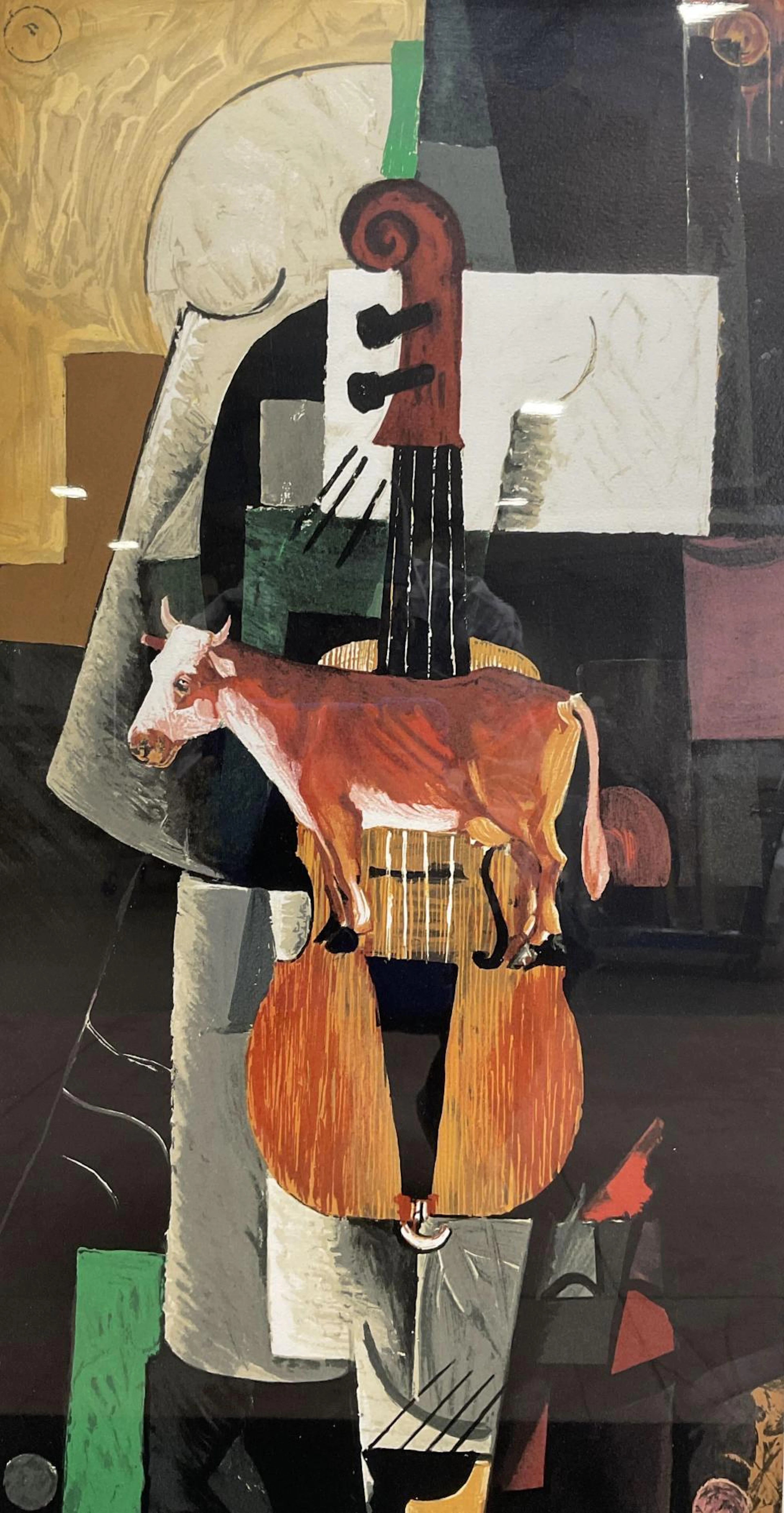 Kazimir Malevich ?Cow & Violin? Limited Edition Lithograph