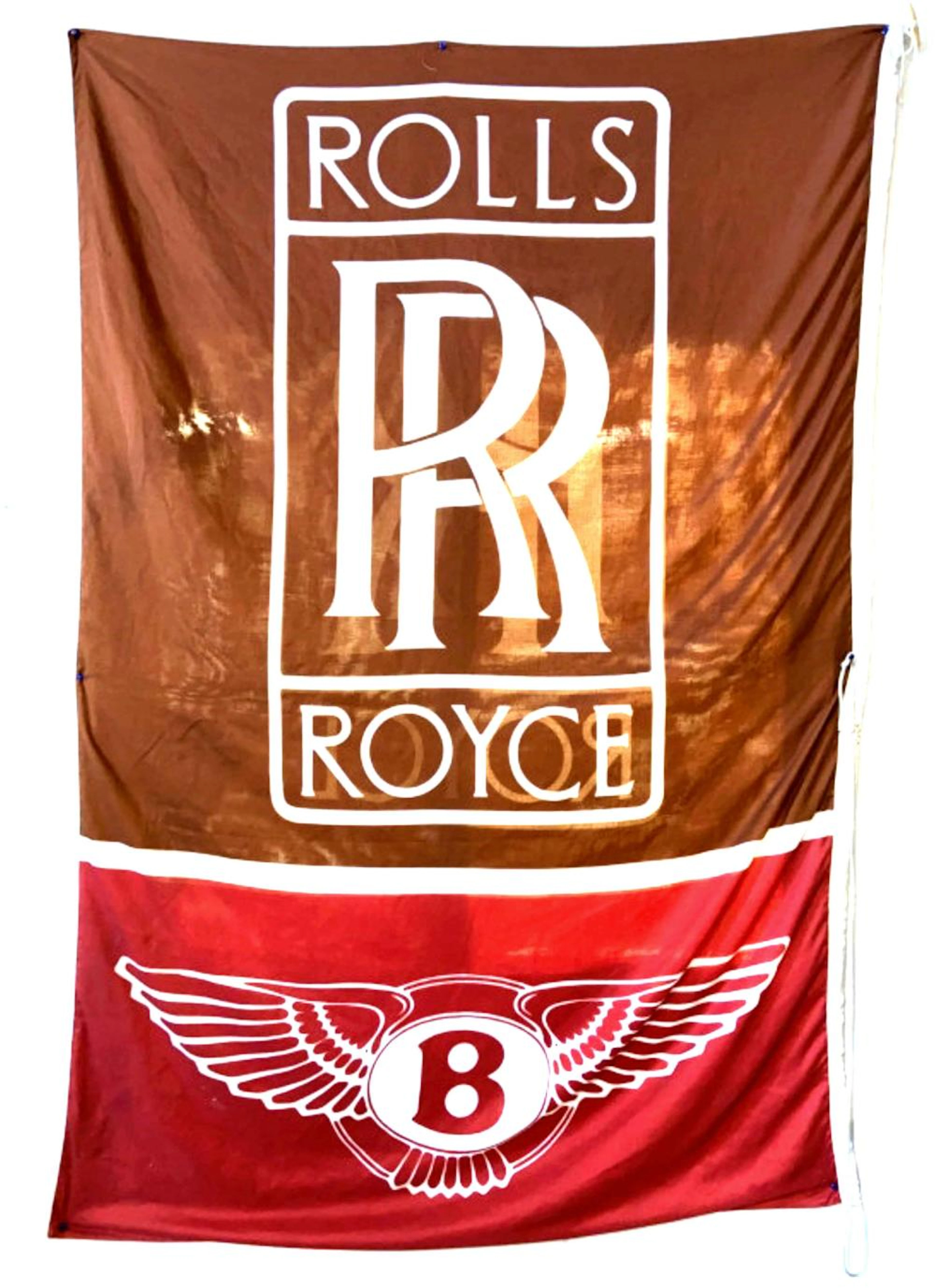 Vintage Rolls Royce Bentley Dealership Canvas