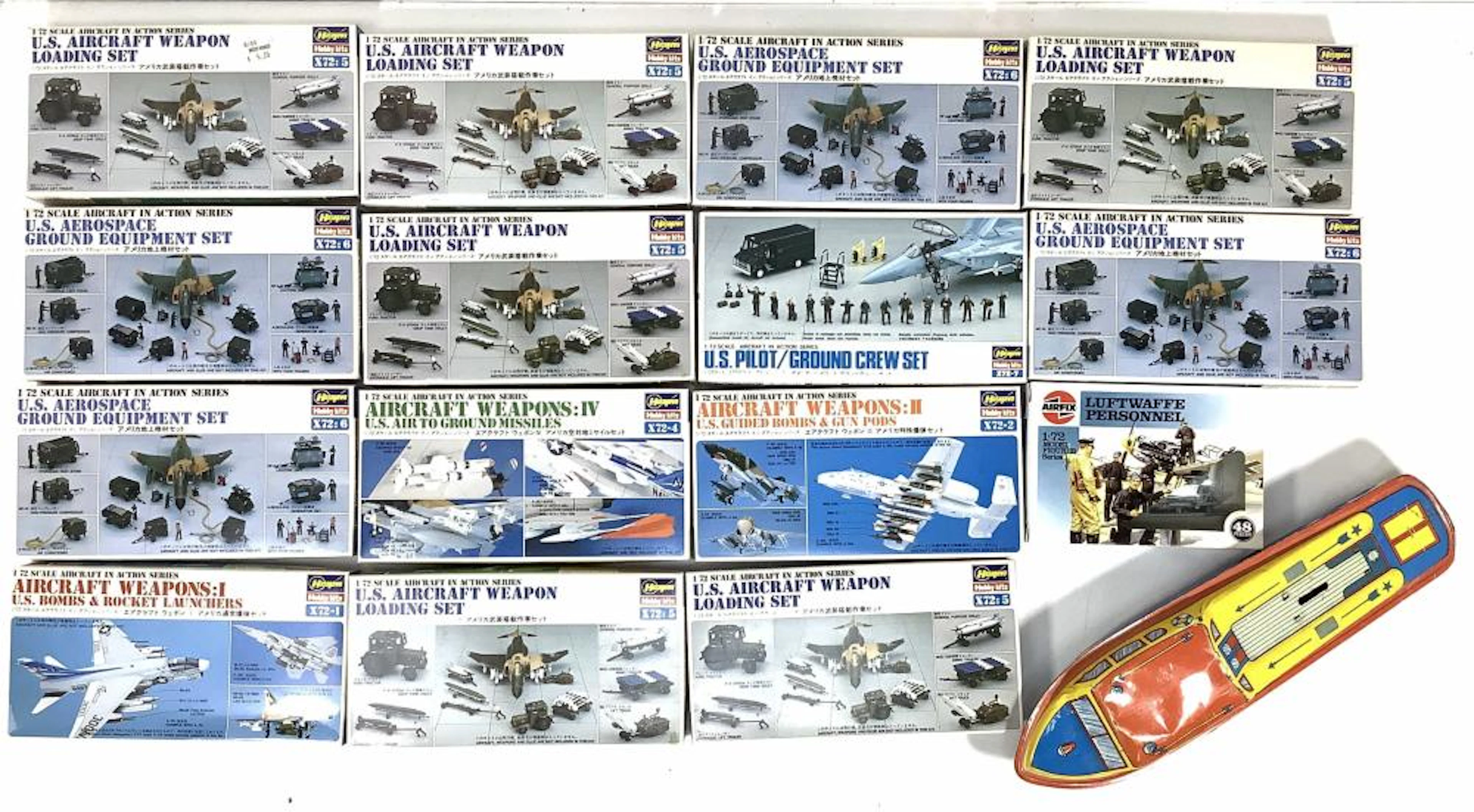 (15) Vintage Model Kits, Hasegawa, Airfix, Ti