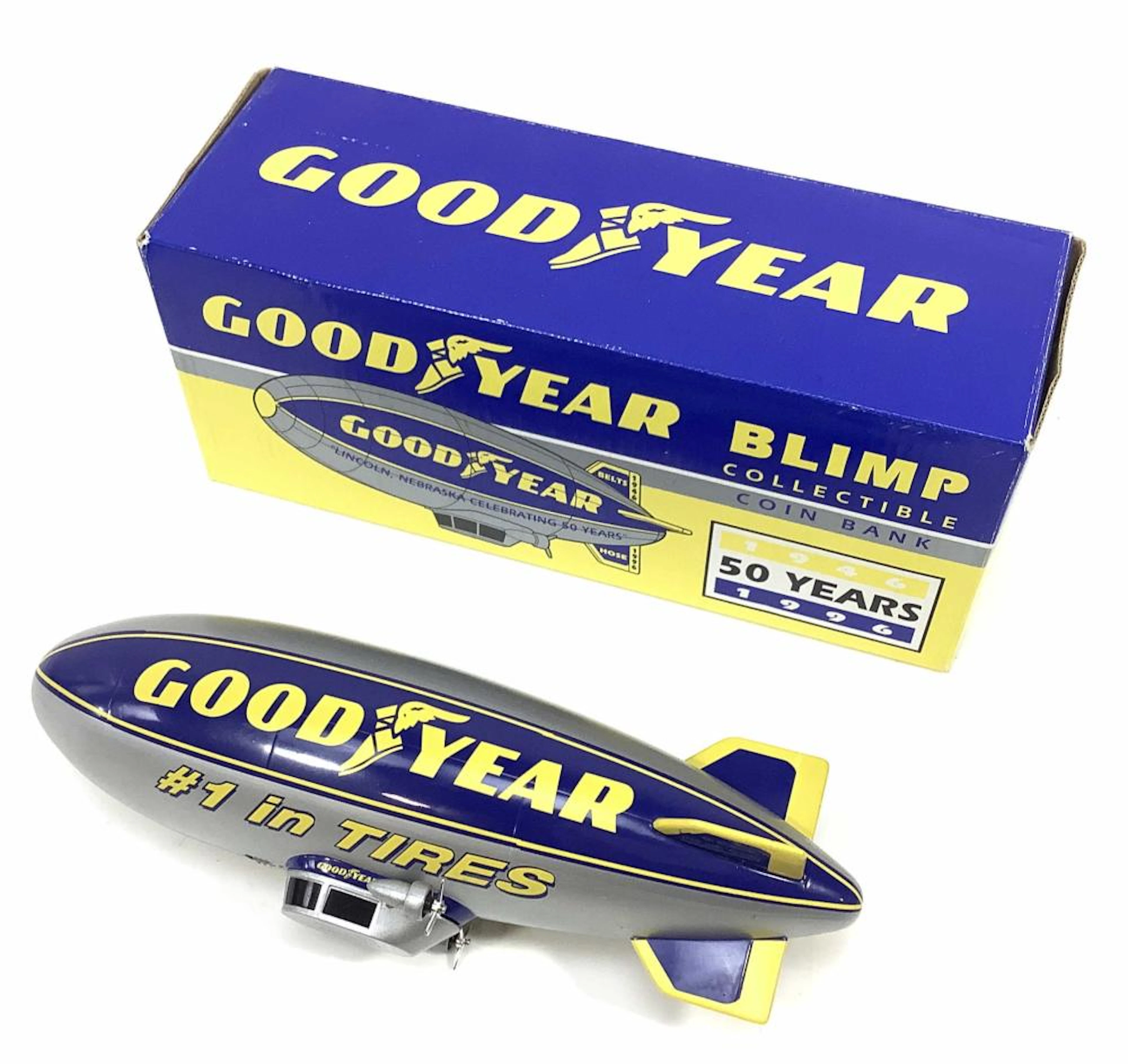 Goodyear Blimp Coin Bank