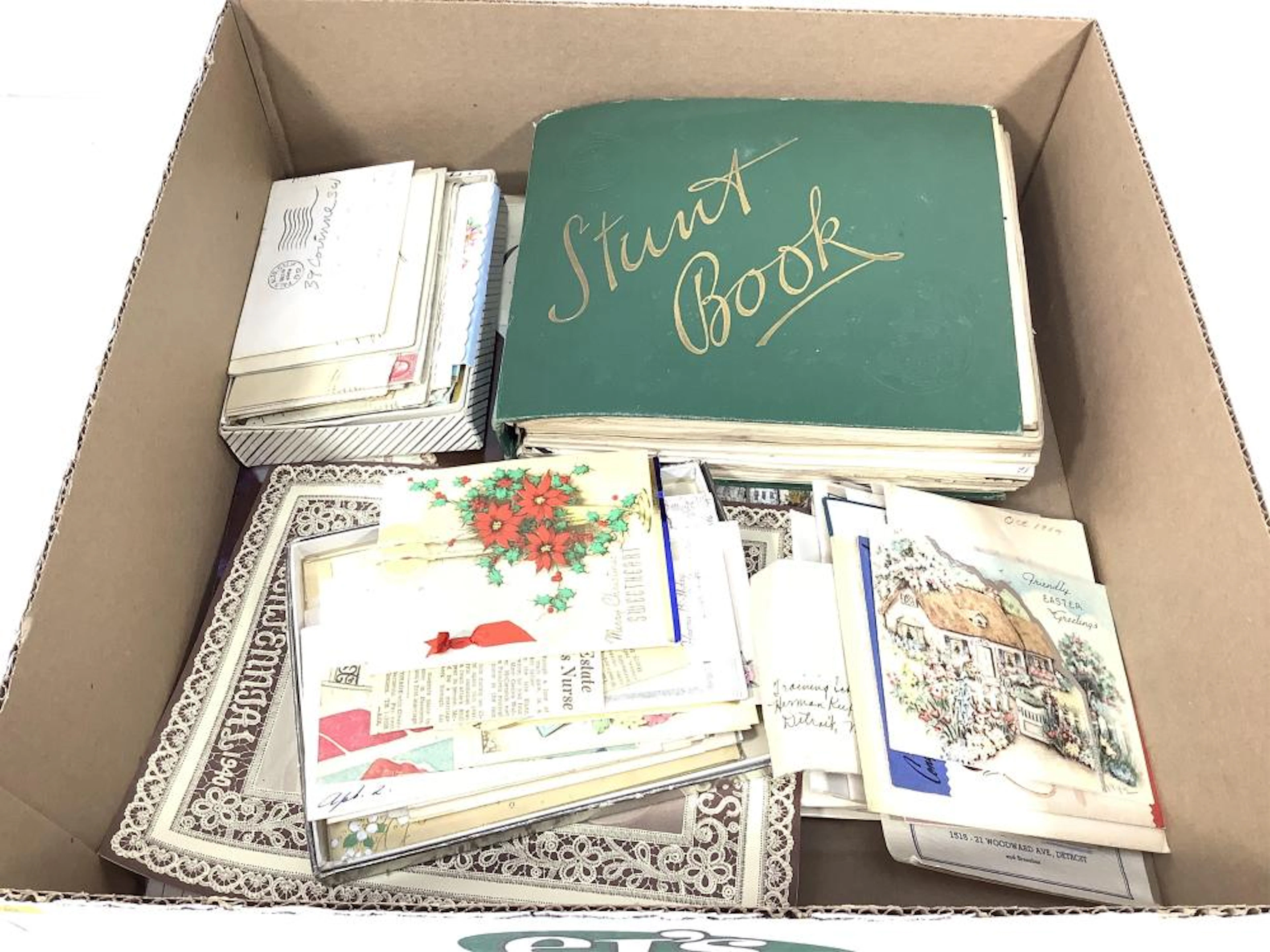 Vintage Greeting Cards, Utrillo & Rembrandt