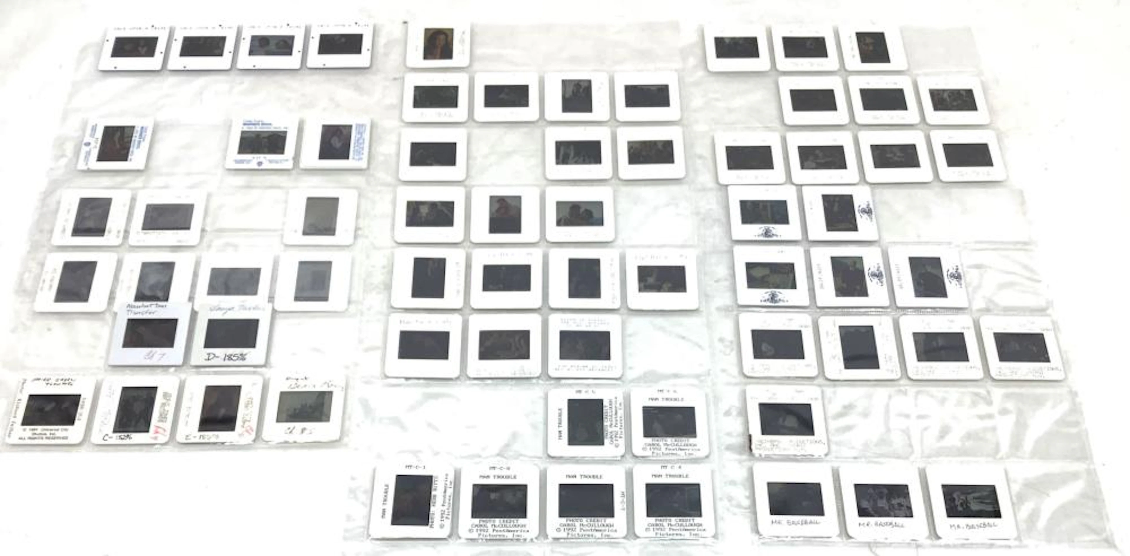 Assorted TV & Film Still Slides