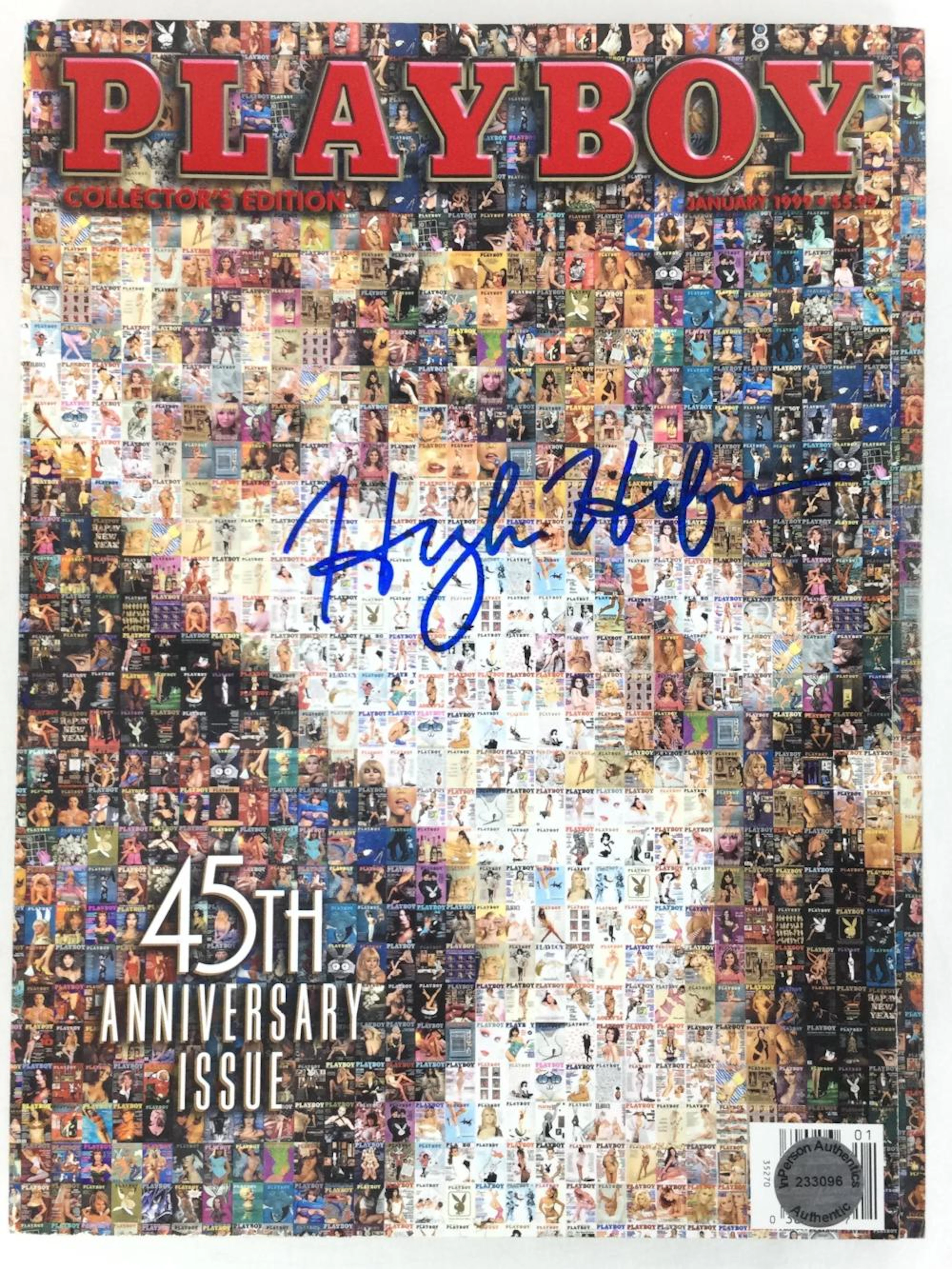 1999 Hugh Hefner Autographed Playboy Magazine