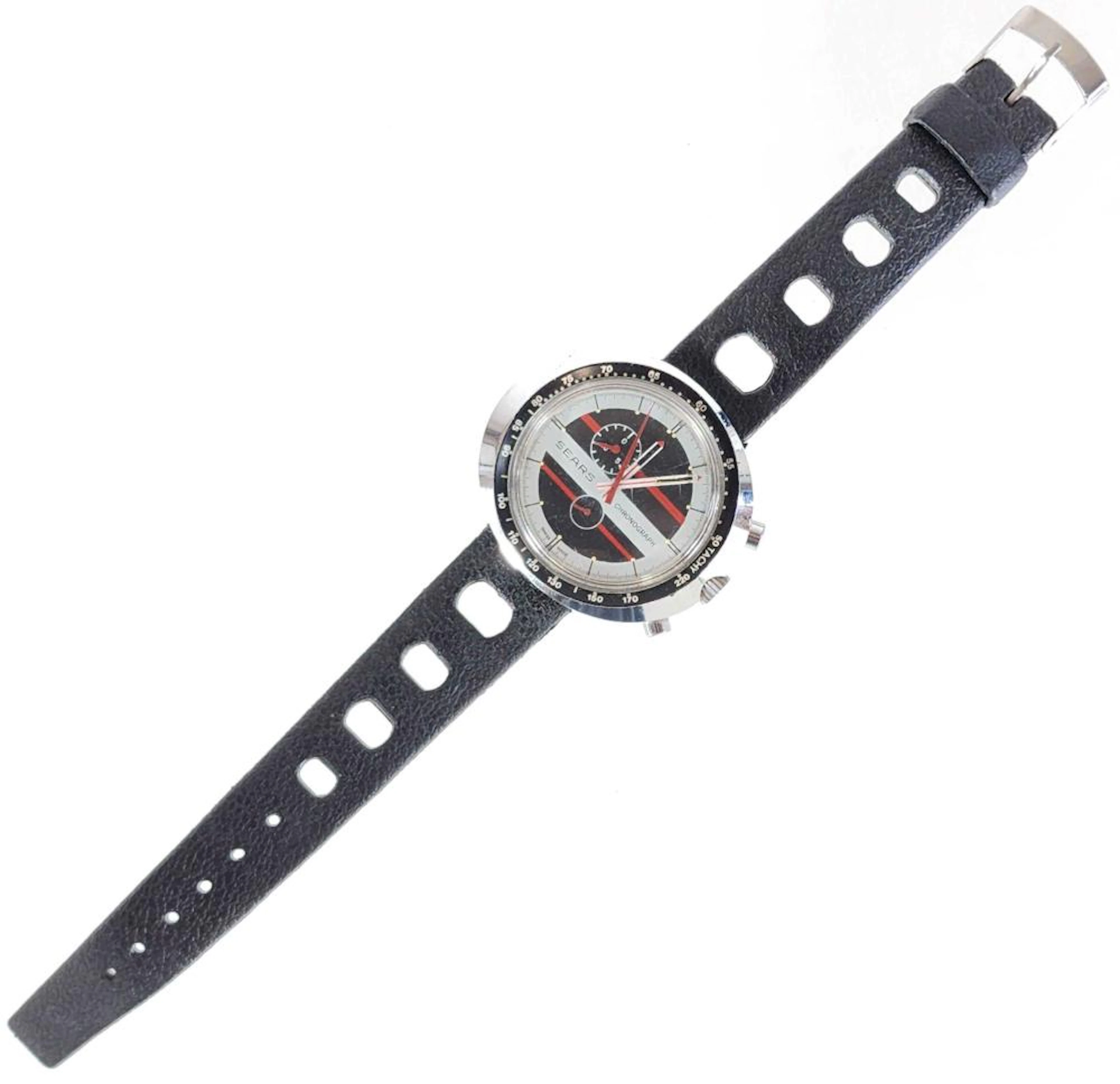 1970's Leonidas Sears Chronographic Wrist Watch
