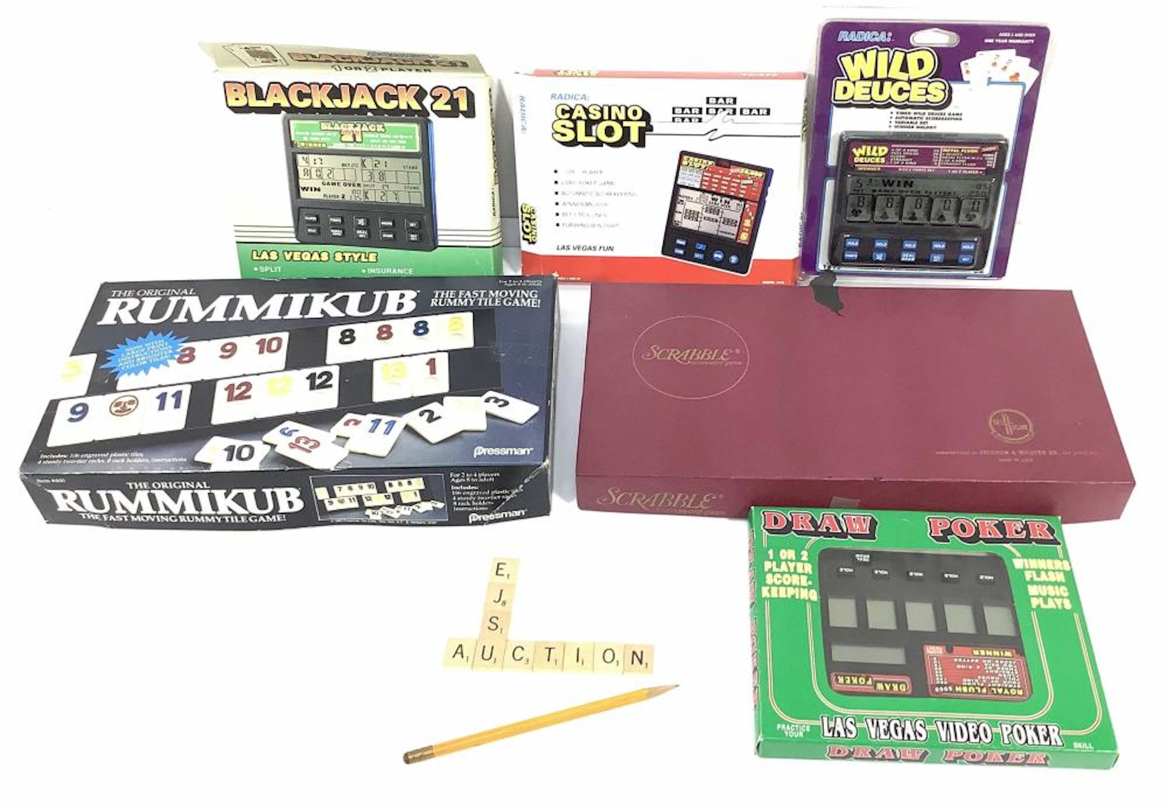 Vintage Games, Scrabble, Electronic Handheld